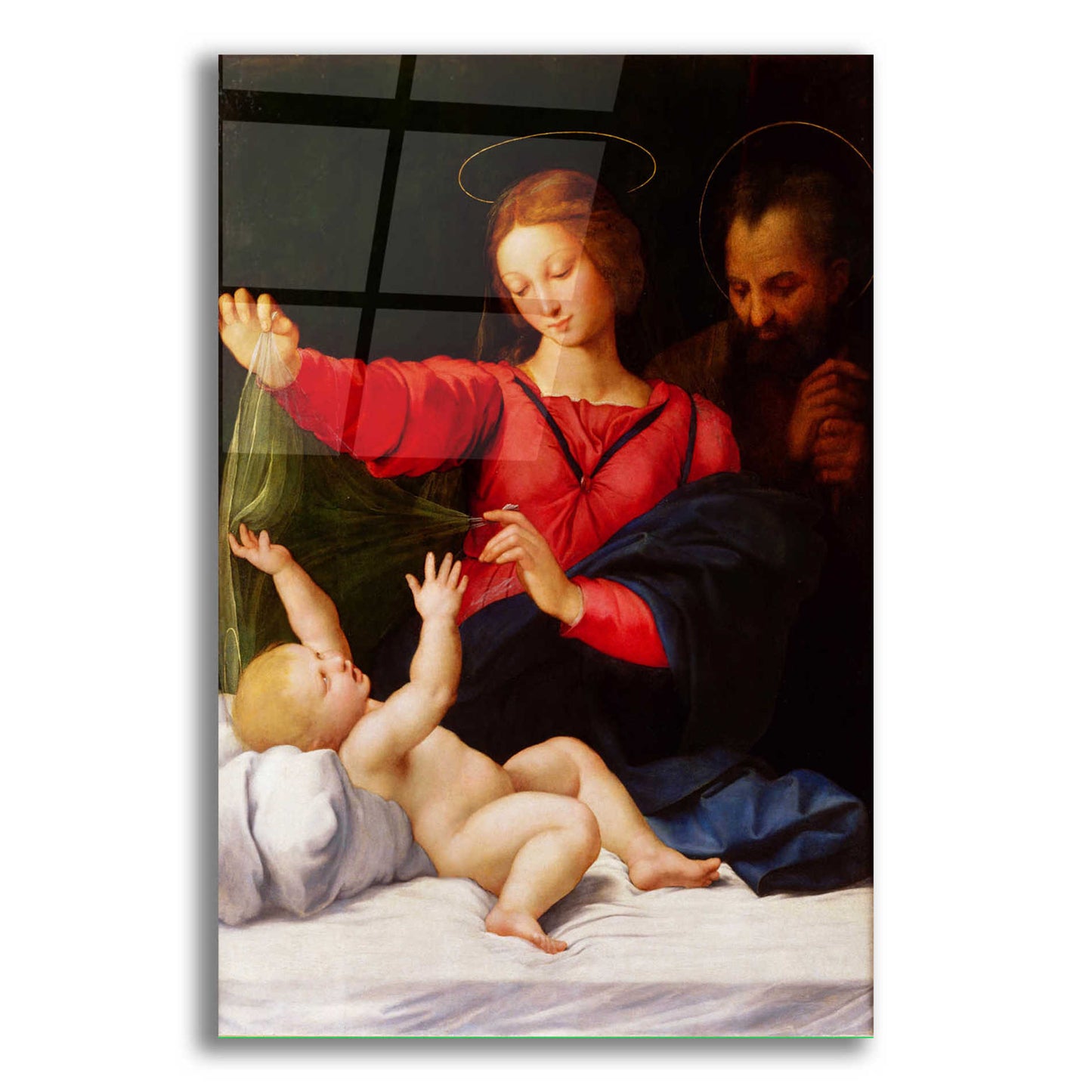 Epic Art 'Madonna of Loreto' by Raphael, Acrylic Glass Wall Art,12x16