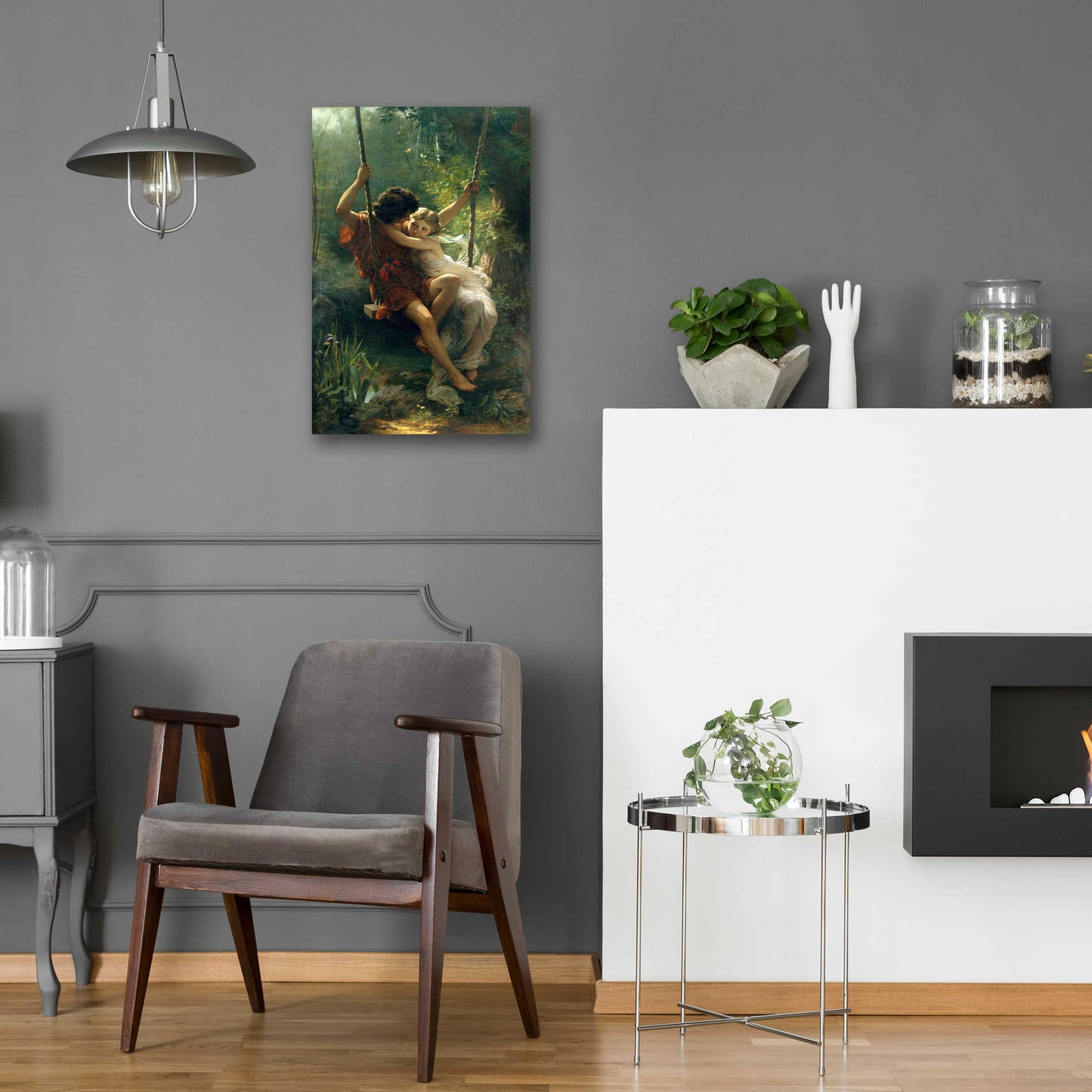 Epic Art 'Springtime' by Pierre Auguste Cot, Acrylic Glass Wall Art,16x24