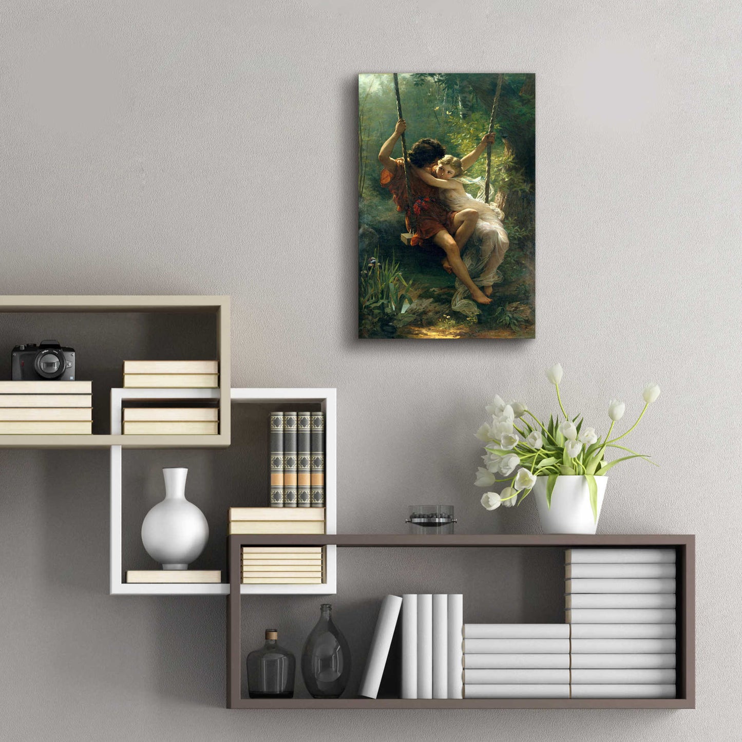 Epic Art 'Springtime' by Pierre Auguste Cot, Acrylic Glass Wall Art,16x24