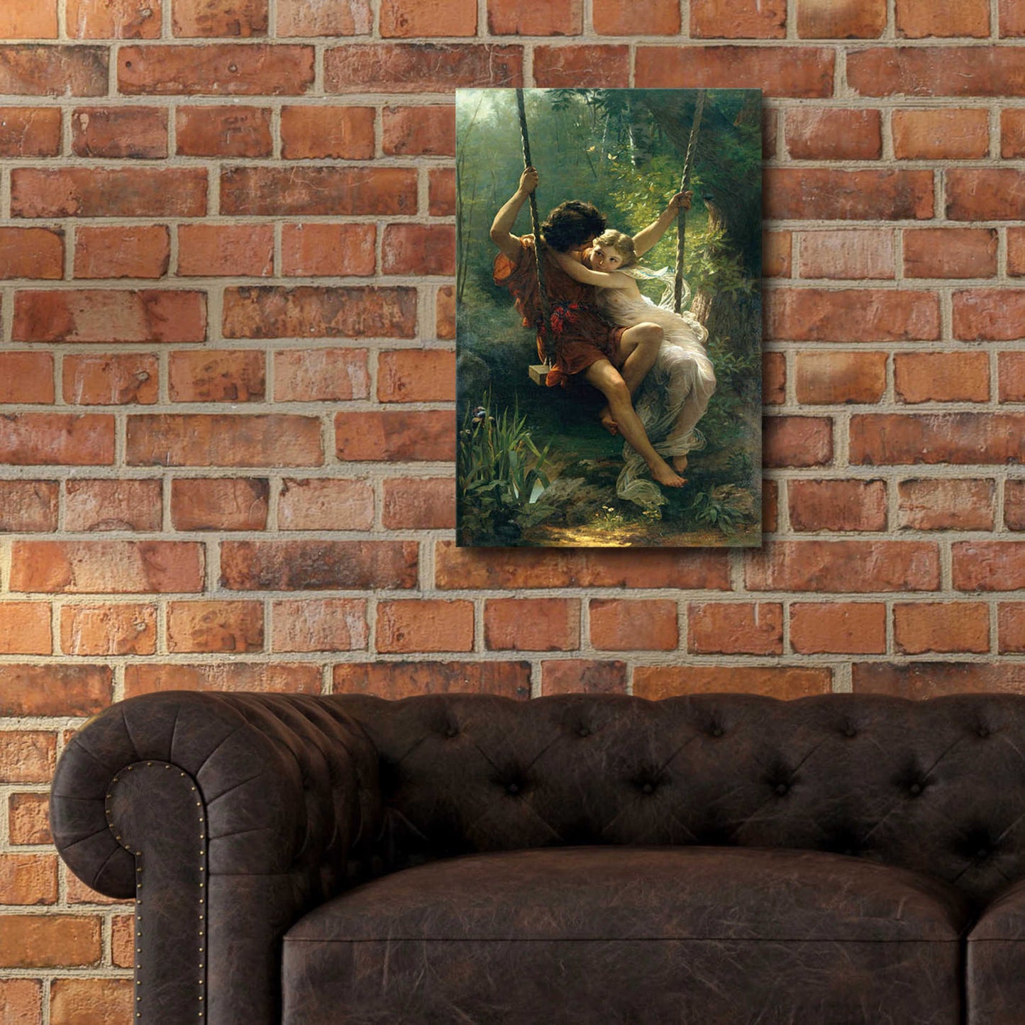 Epic Art 'Springtime' by Pierre Auguste Cot, Acrylic Glass Wall Art,16x24