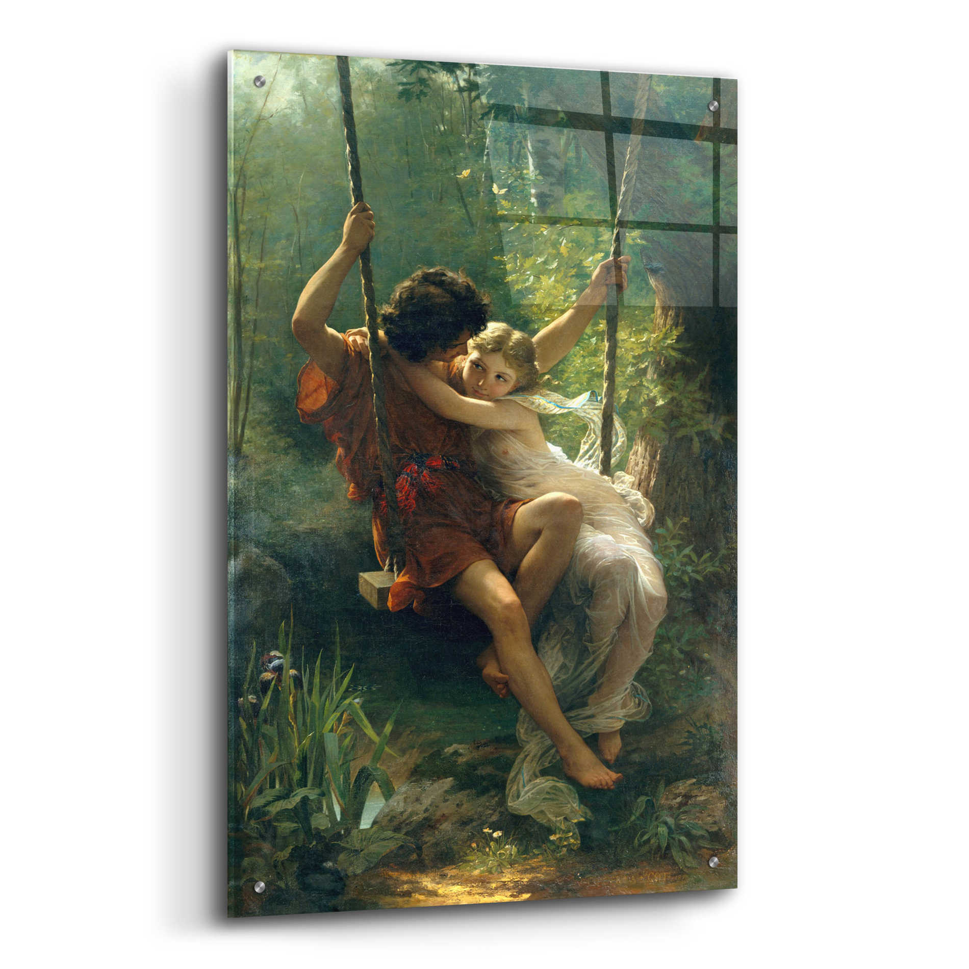 Epic Art 'Springtime' by Pierre Auguste Cot, Acrylic Glass Wall Art,24x36