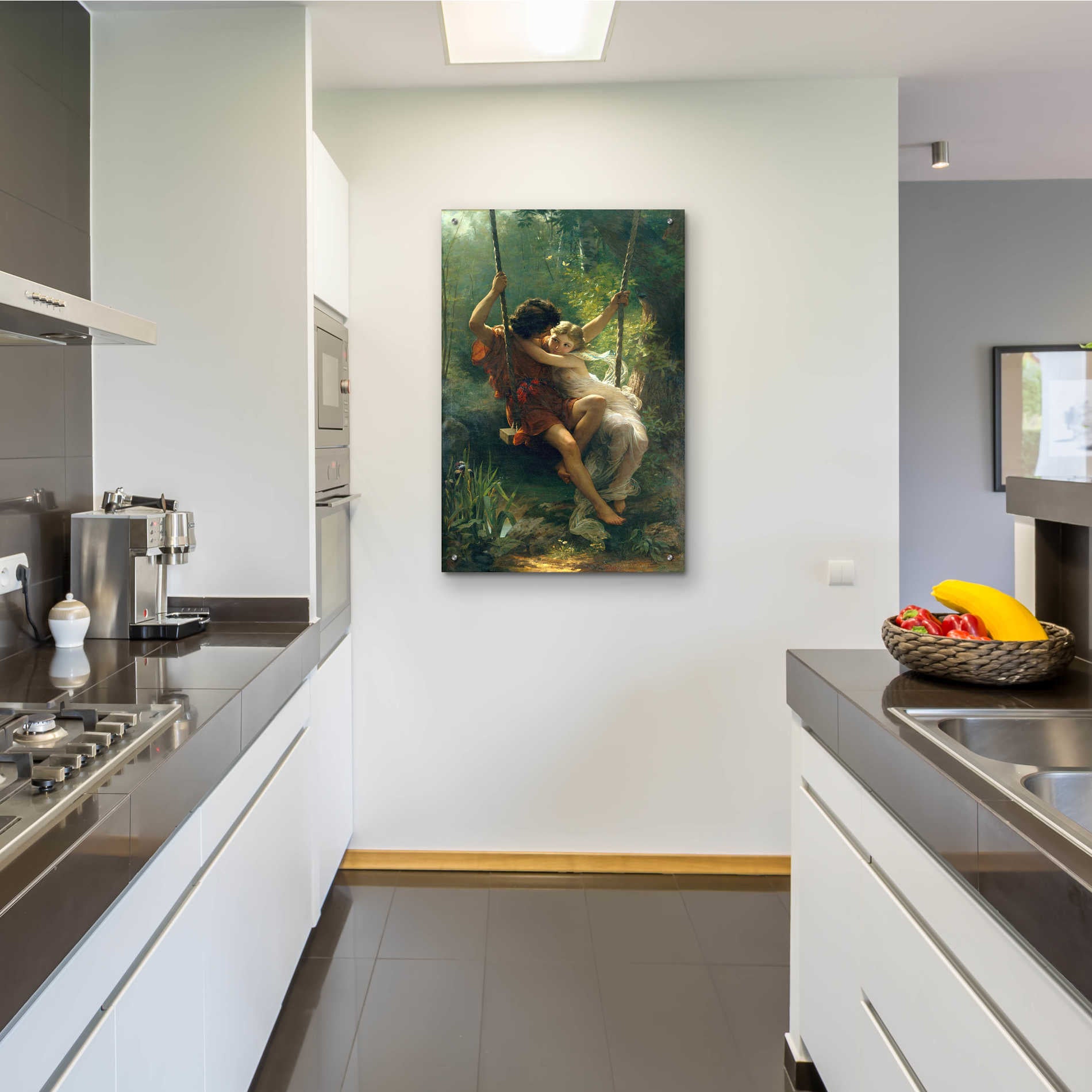 Epic Art 'Springtime' by Pierre Auguste Cot, Acrylic Glass Wall Art,24x36