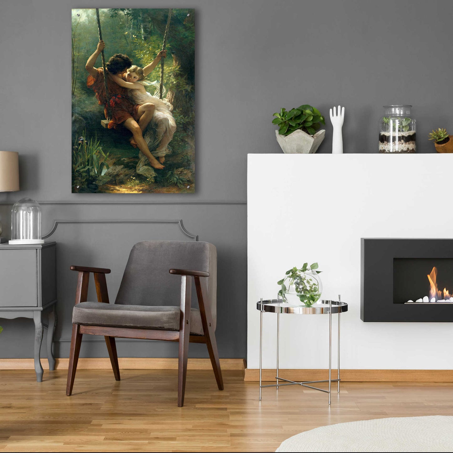 Epic Art 'Springtime' by Pierre Auguste Cot, Acrylic Glass Wall Art,24x36