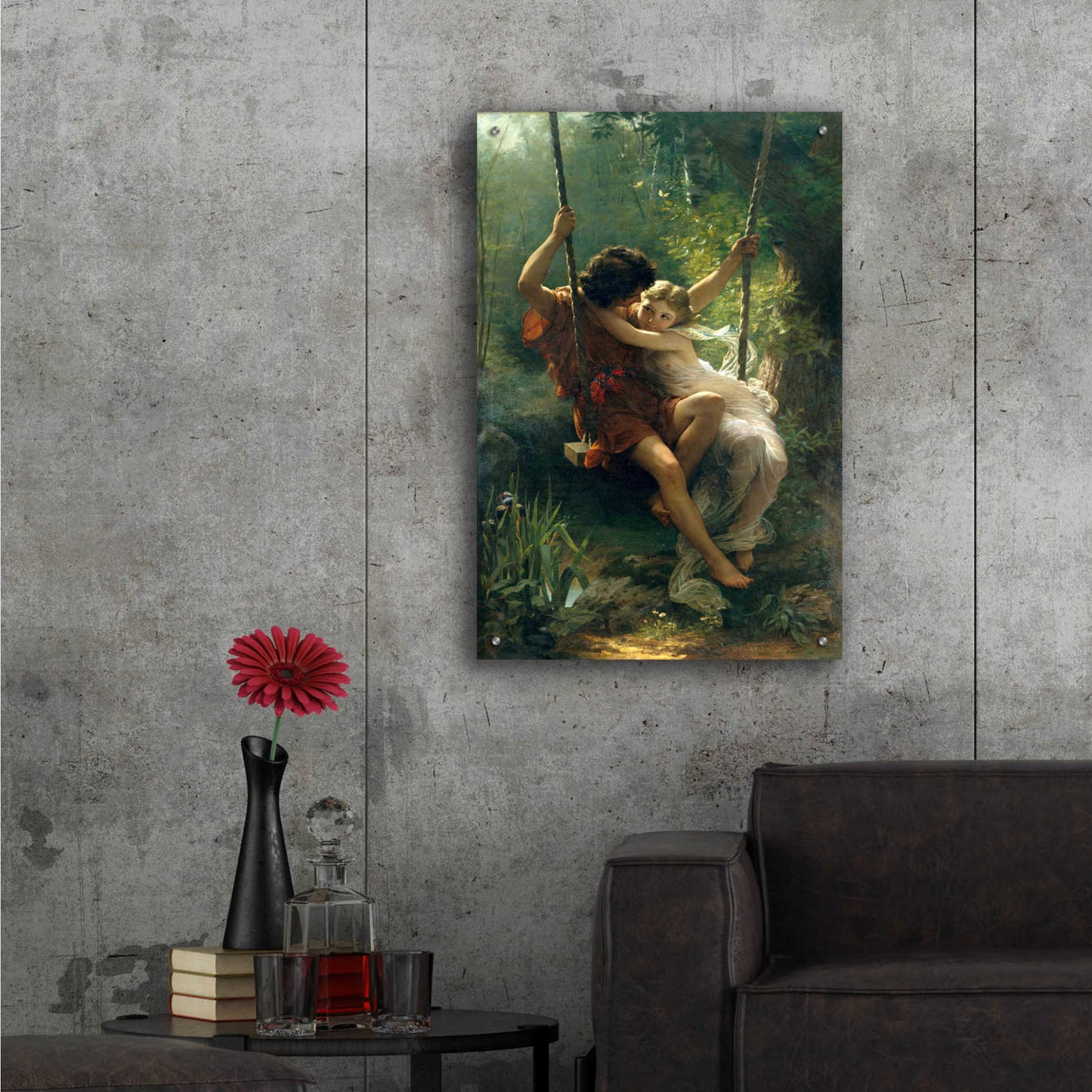 Epic Art 'Springtime' by Pierre Auguste Cot, Acrylic Glass Wall Art,24x36
