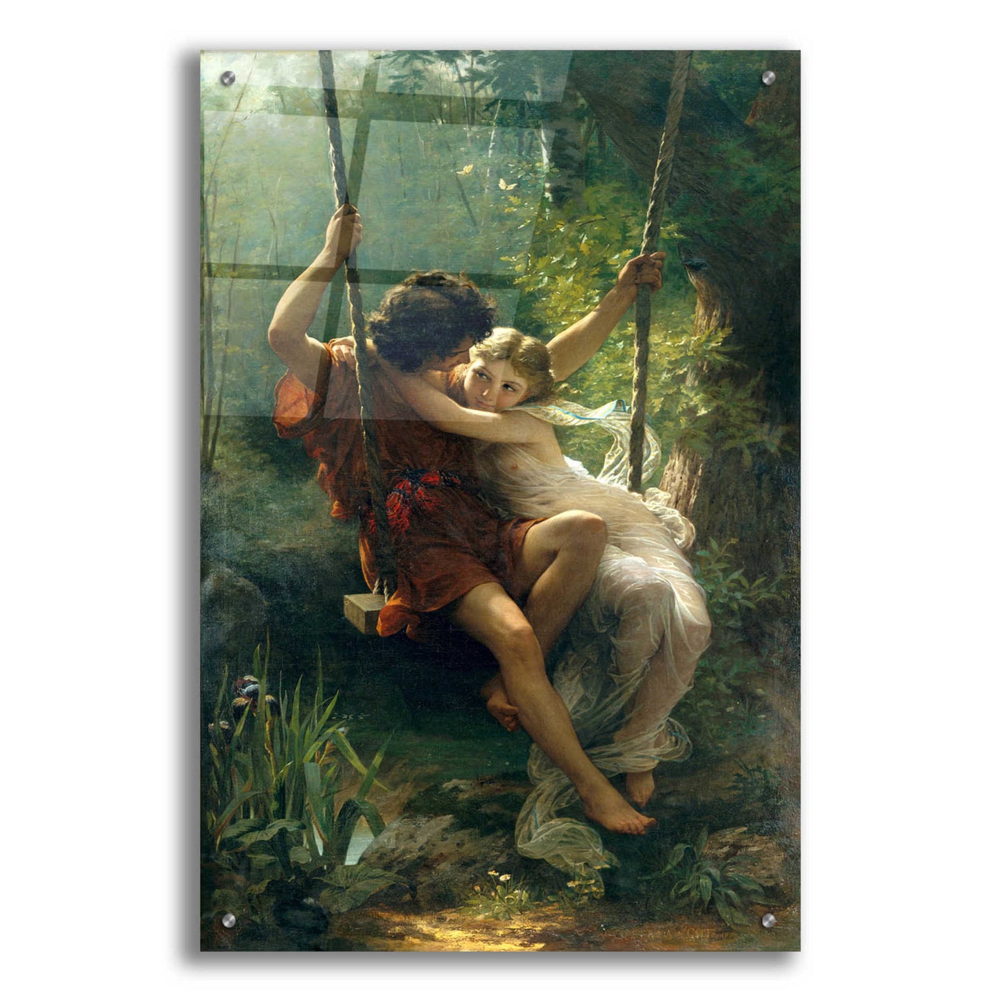 Epic Art 'Springtime' by Pierre Auguste Cot, Acrylic Glass Wall Art,24x36