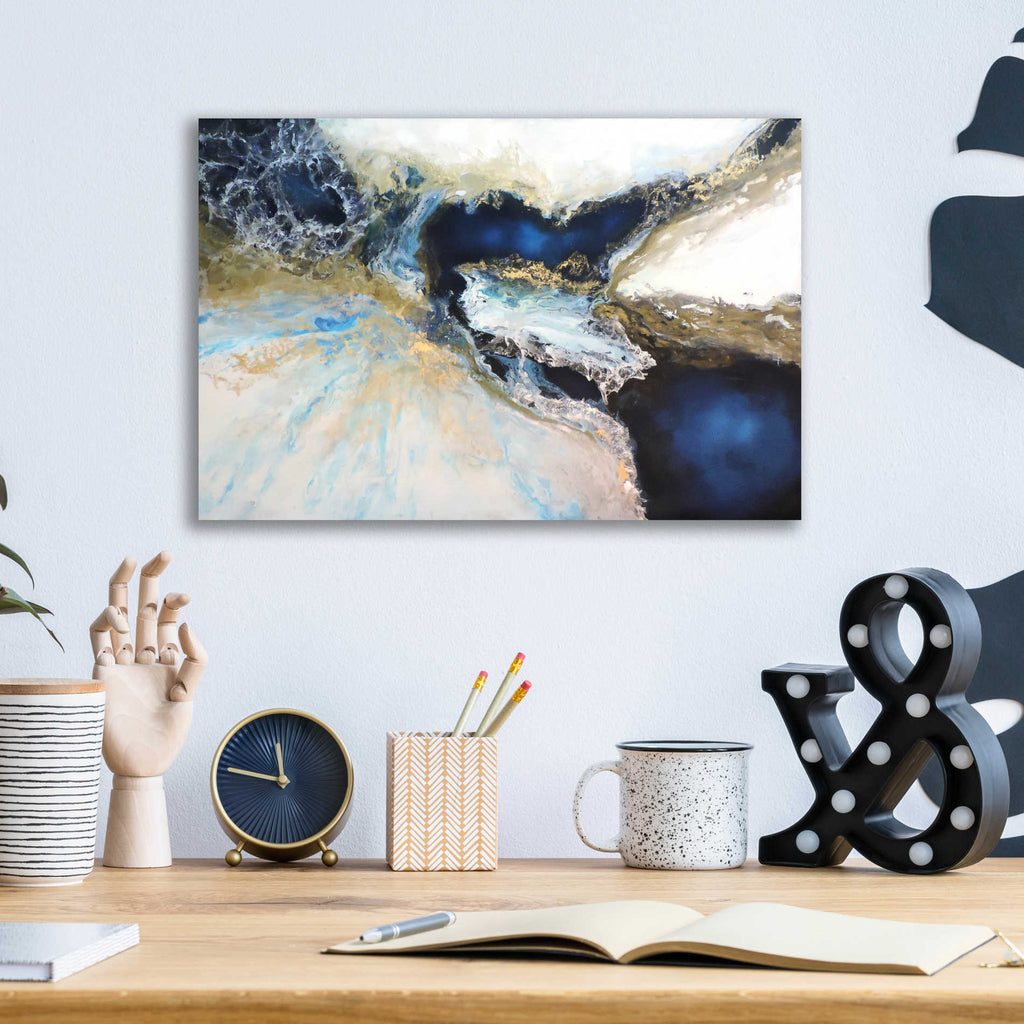 Epic Art 'Los Mares' by Leticia Herrera, Acrylic Glass Wall Art,16x12