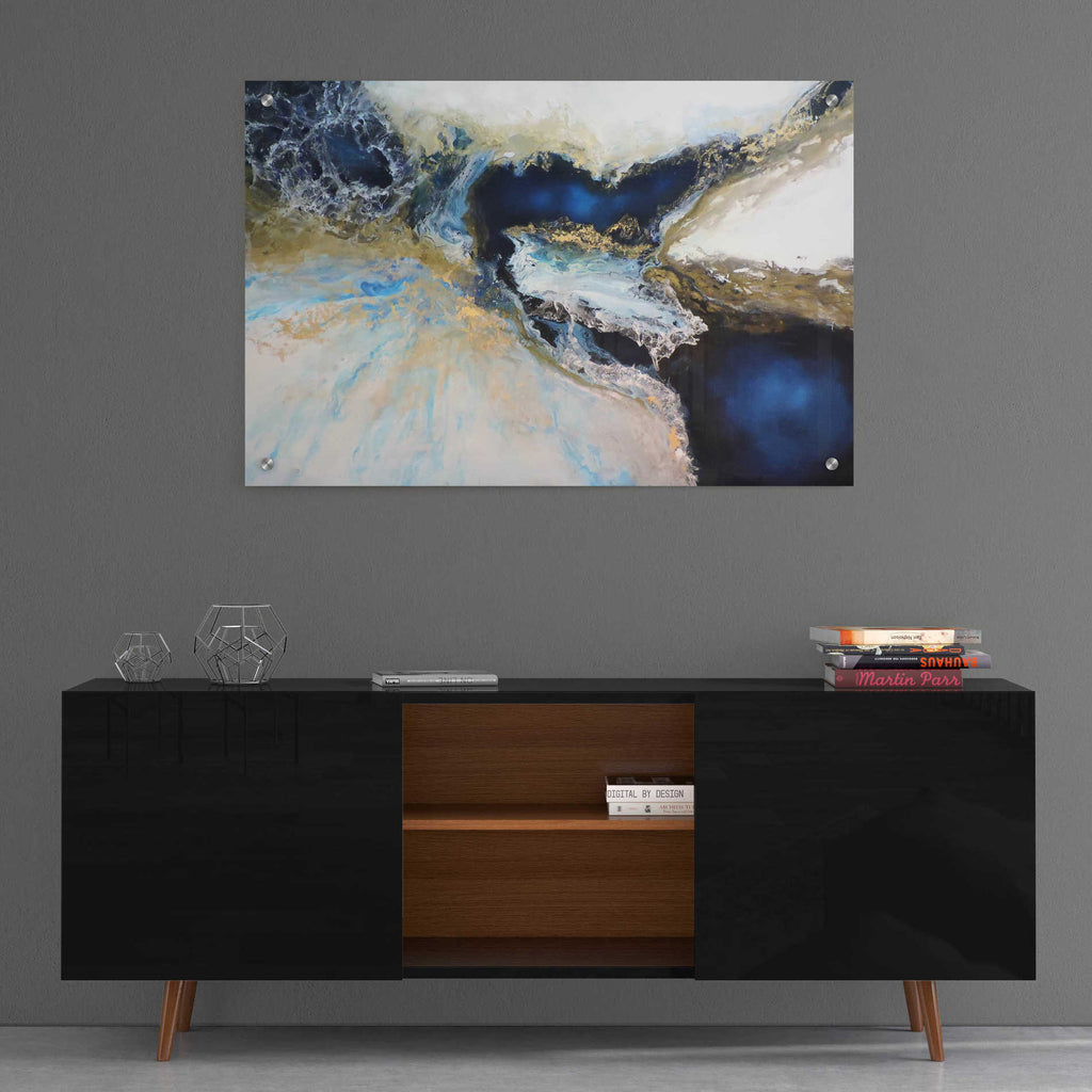 Epic Art 'Los Mares' by Leticia Herrera, Acrylic Glass Wall Art,36x24