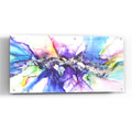 Epic Art 'Moncada' by Leticia Herrera, Acrylic Glass Wall Art,24x12