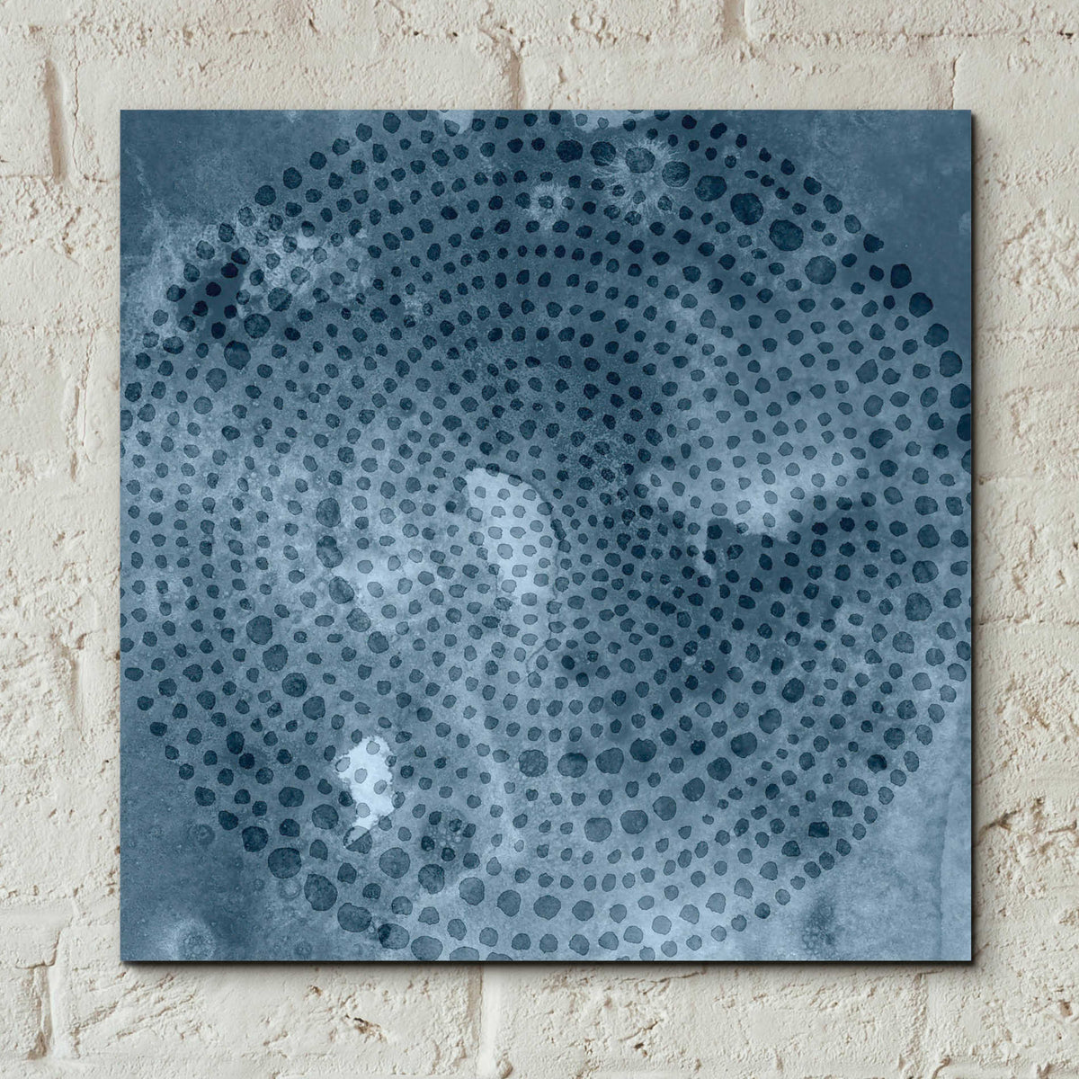 Epic Art 'Indigo Wheel I' by Chariklia Zarris, Acrylic Glass Wall Art,12x12