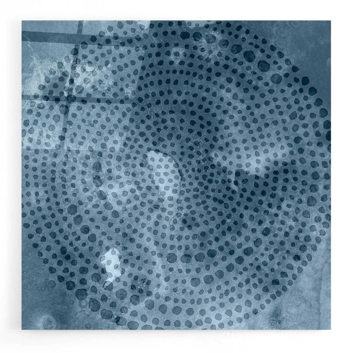 Epic Art 'Indigo Wheel I' by Chariklia Zarris, Acrylic Glass Wall Art