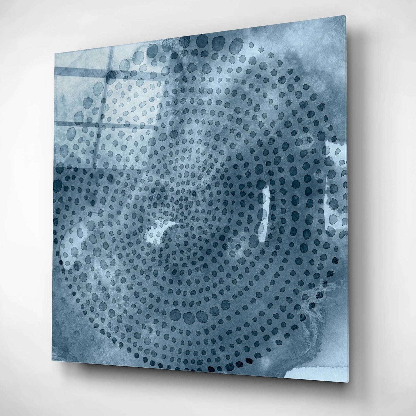Epic Art 'Indigo Wheel II' by Chariklia Zarris, Acrylic Glass Wall Art,12x12