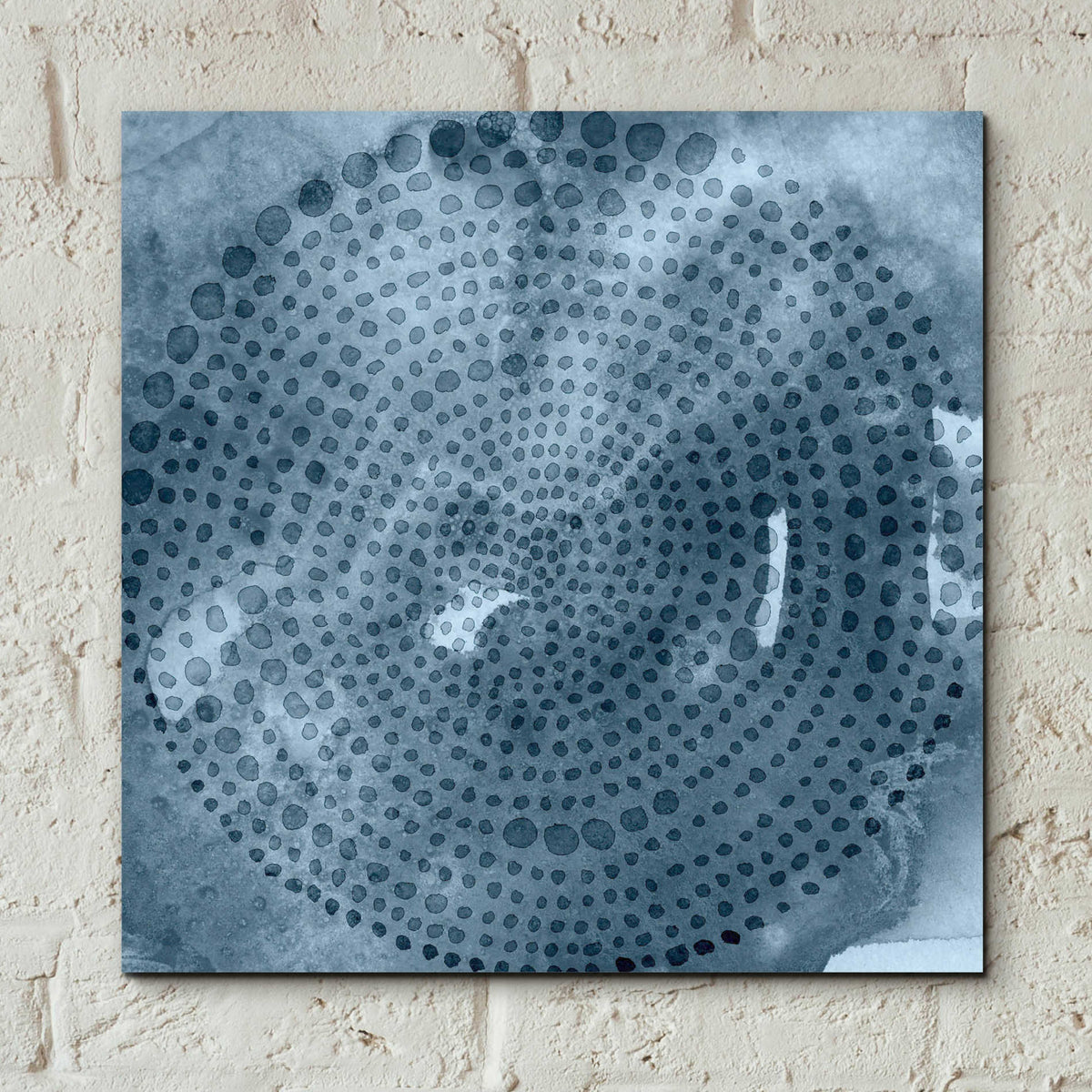 Epic Art 'Indigo Wheel II' by Chariklia Zarris, Acrylic Glass Wall Art,12x12