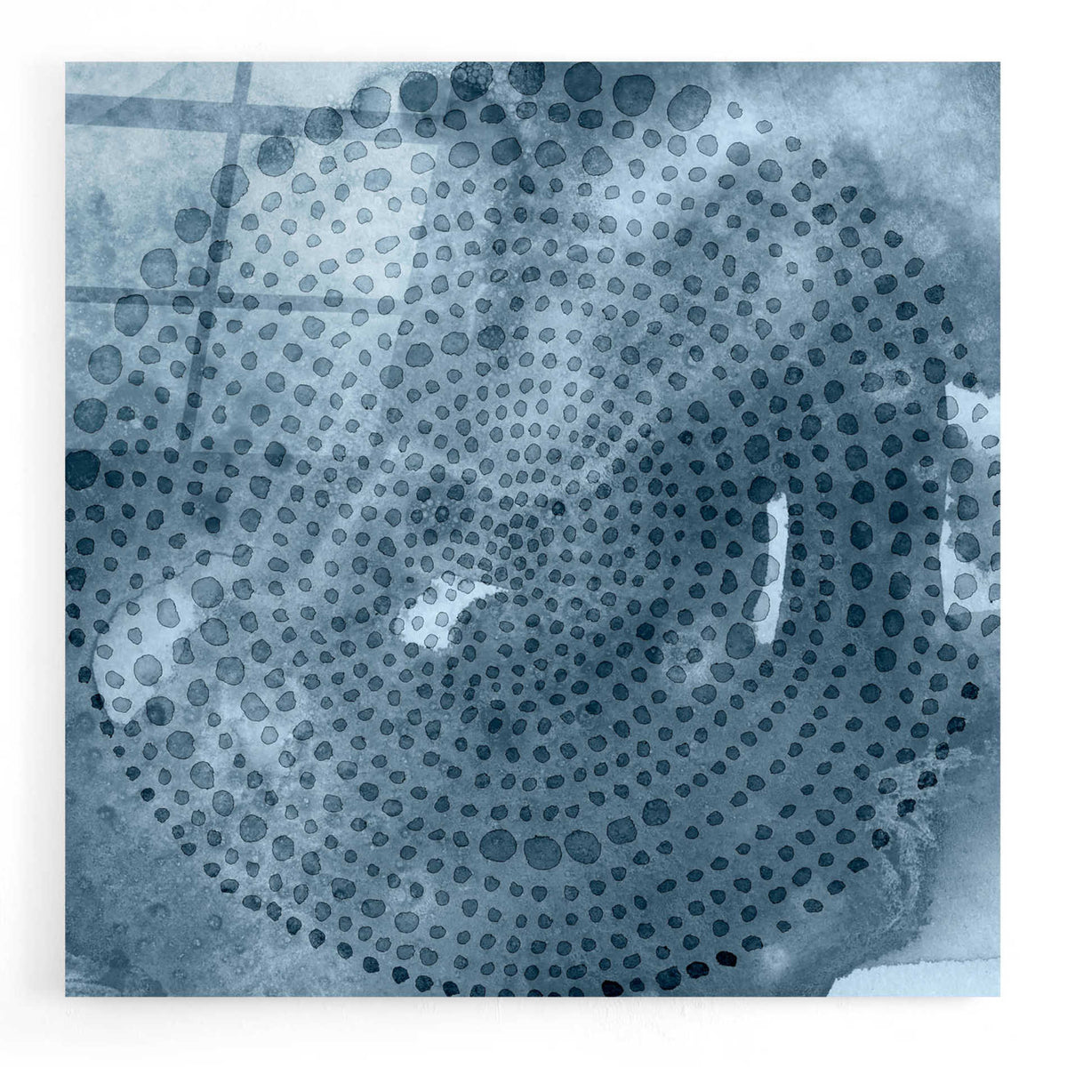 Epic Art 'Indigo Wheel II' by Chariklia Zarris, Acrylic Glass Wall Art