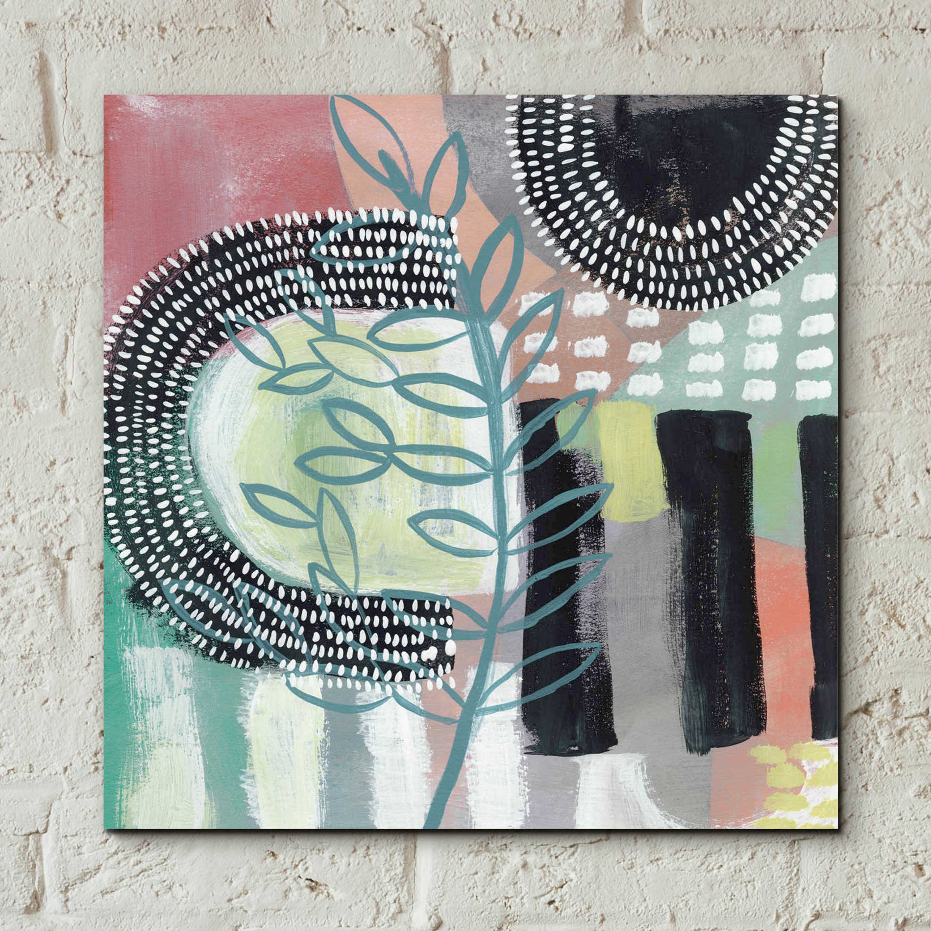 Epic Art 'Ticker Tape II' by Chariklia Zarris, Acrylic Glass Wall Art,12x12