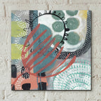 Epic Art 'Ticker Tape IV' by Chariklia Zarris, Acrylic Glass Wall Art,12x12