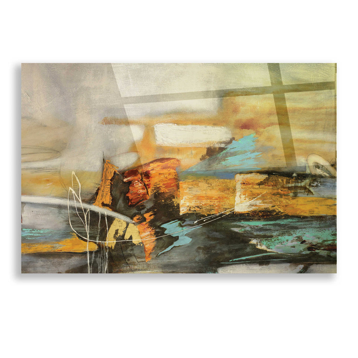 Epic Art 'Composicion II' by Gabriela Villarreal, Acrylic Glass Wall Art