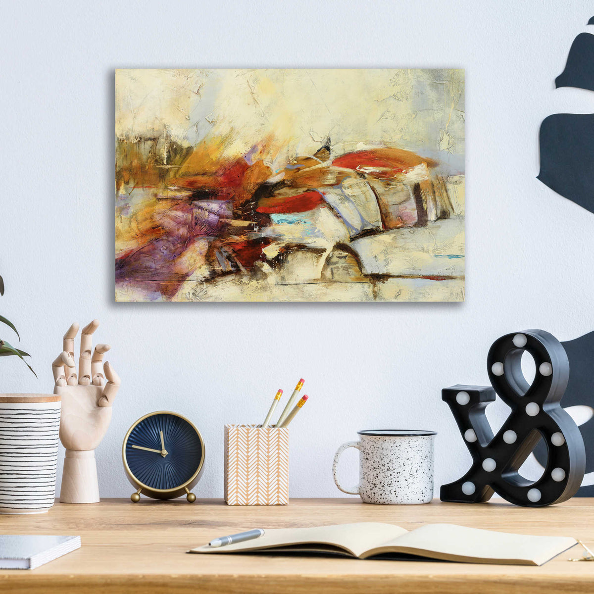 Epic Art 'Feteen I' by Gabriela Villarreal, Acrylic Glass Wall Art,16x12