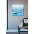 Epic Art 'Summer Regatta II' by Emma Scarvey, Acrylic Glass Wall Art,24x24