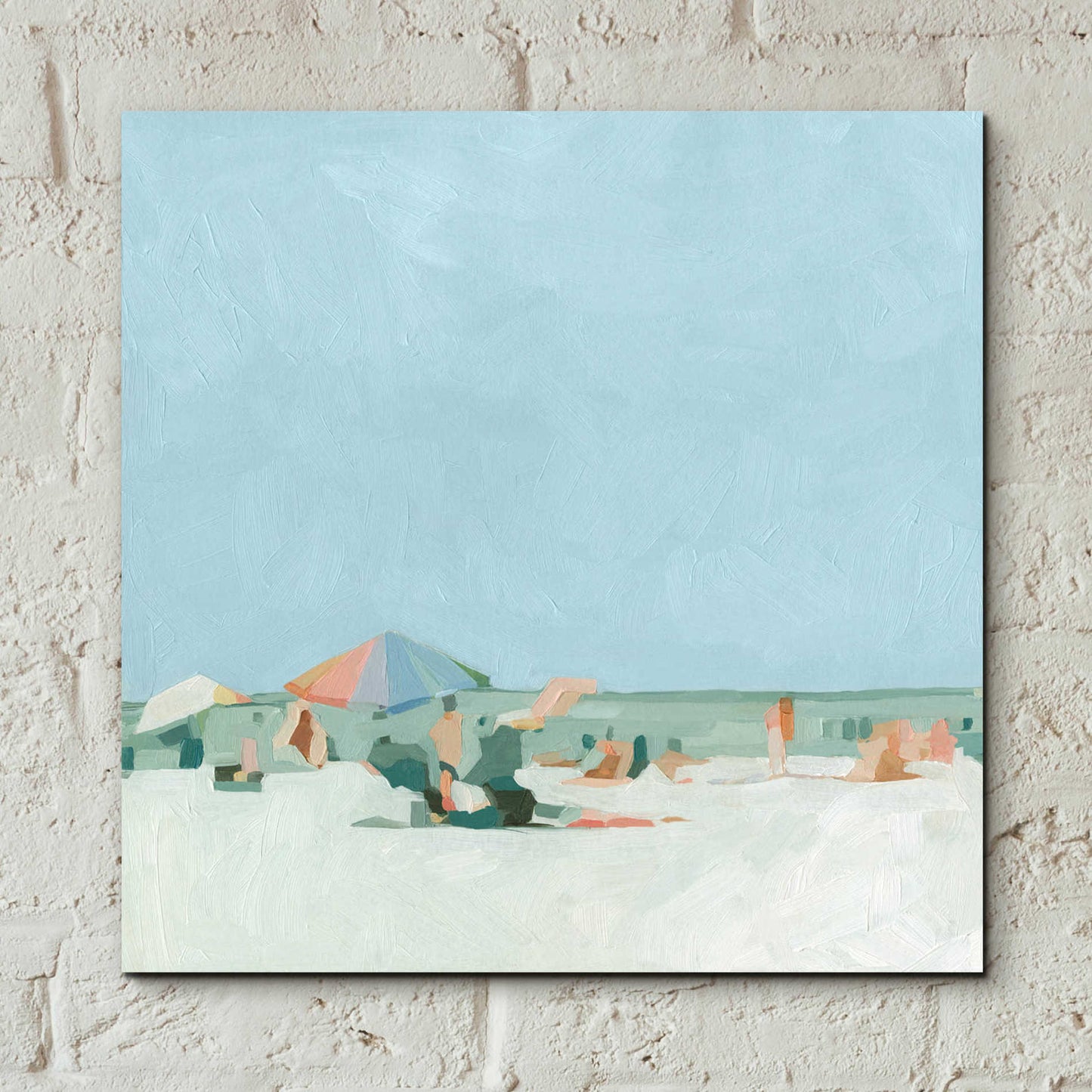 Epic Art 'Summer Palette I' by Emma Scarvey, Acrylic Glass Wall Art,12x12