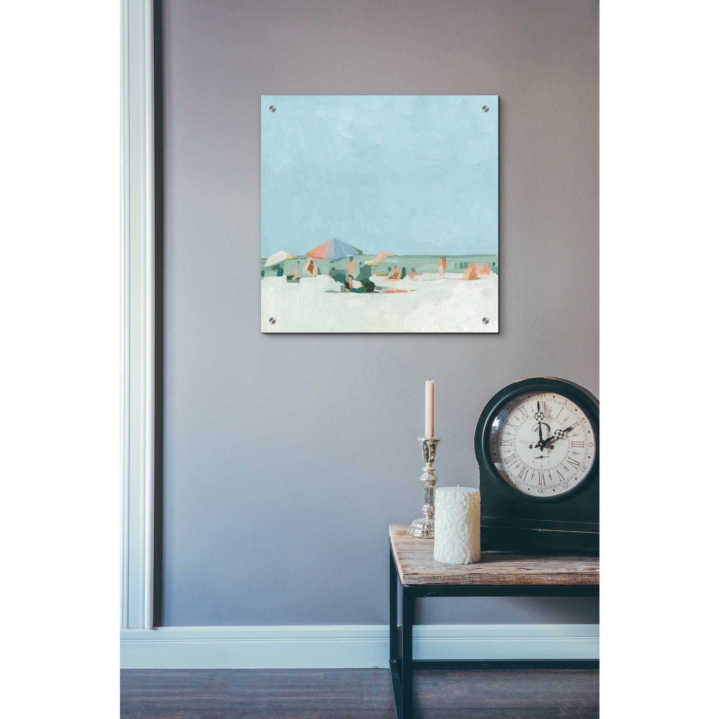 Epic Art 'Summer Palette I' by Emma Scarvey, Acrylic Glass Wall Art,24x24