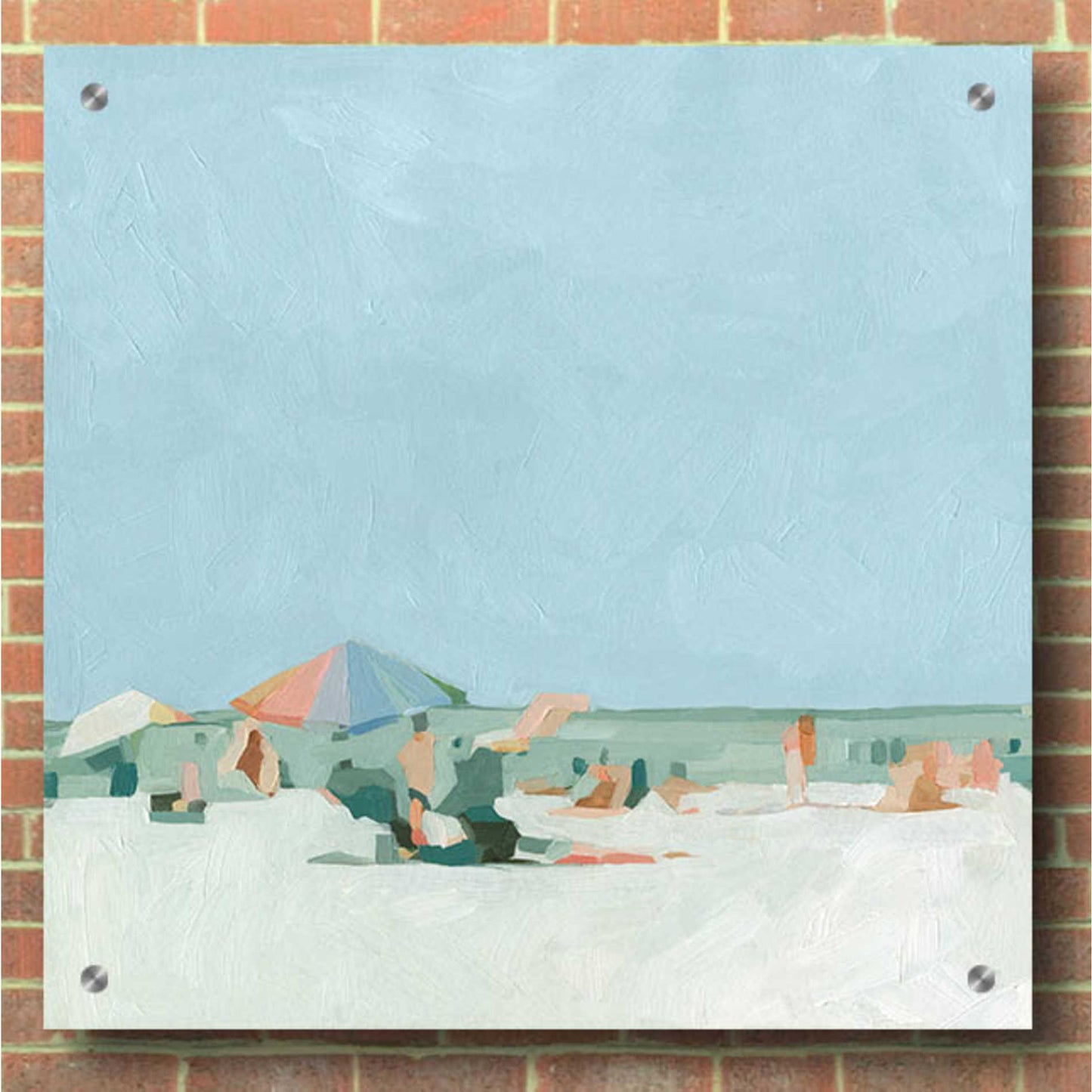 Epic Art 'Summer Palette I' by Emma Scarvey, Acrylic Glass Wall Art,36x36