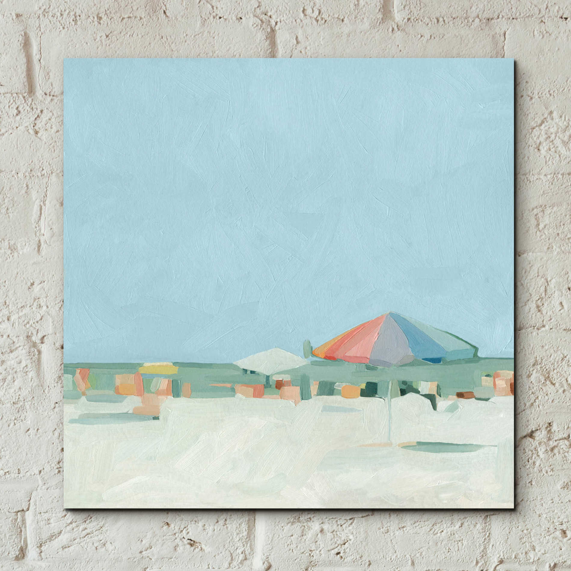 Epic Art 'Summer Palette II' by Emma Scarvey, Acrylic Glass Wall Art,12x12