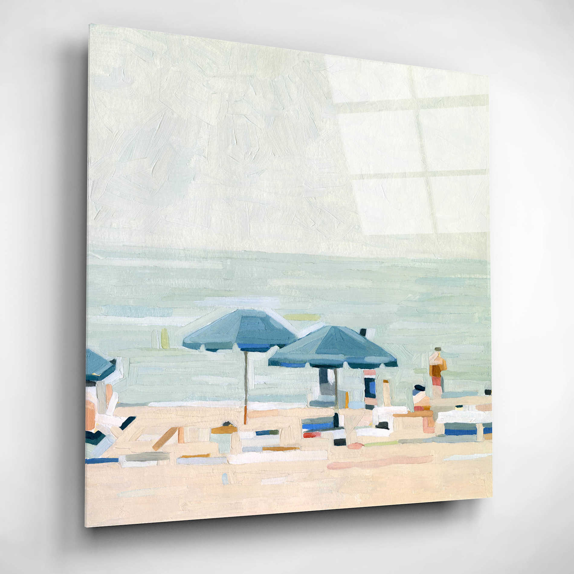 Epic Art 'If It's the Beaches I' by Emma Scarvey, Acrylic Glass Wall Art,12x12