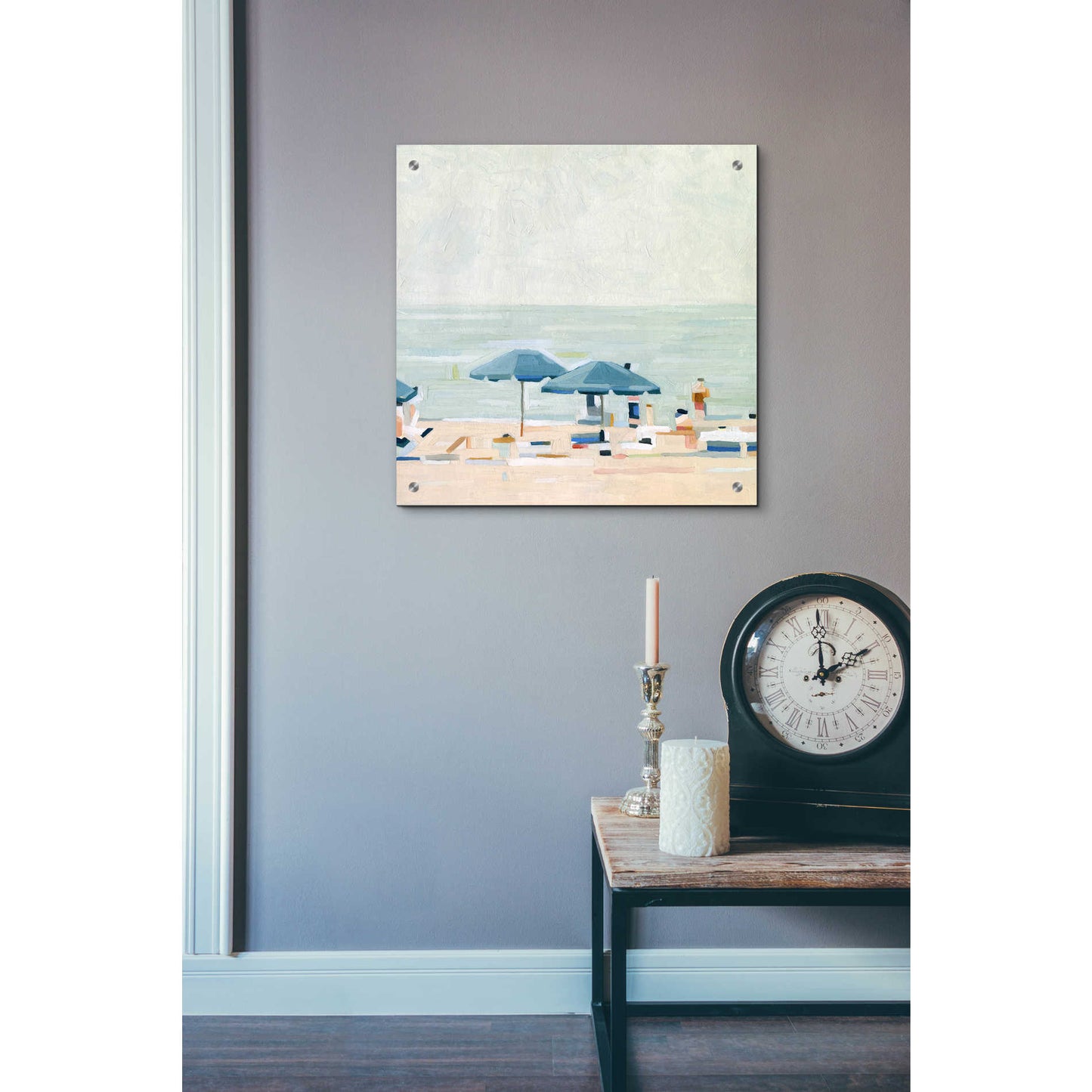 Epic Art 'If It's the Beaches I' by Emma Scarvey, Acrylic Glass Wall Art,24x24