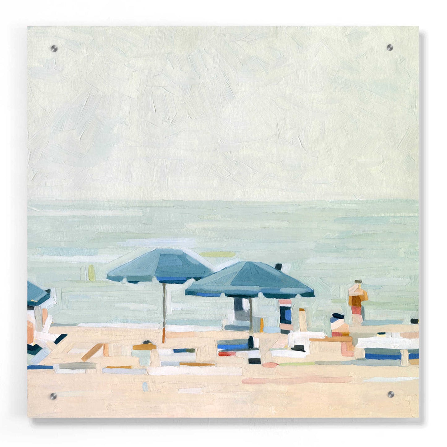 Epic Art 'If It's the Beaches I' by Emma Scarvey, Acrylic Glass Wall Art,24x24