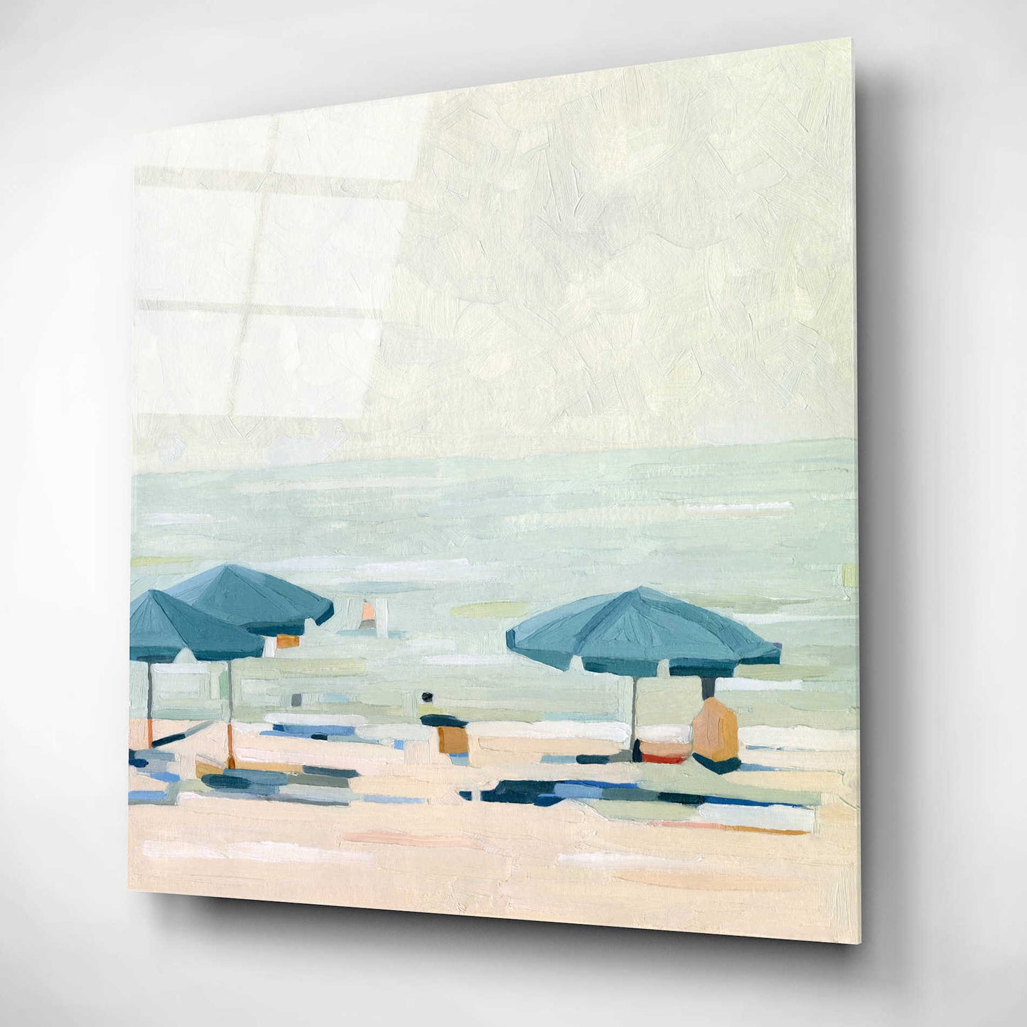 Epic Art 'If It's the Beaches II' by Emma Scarvey, Acrylic Glass Wall Art,12x12