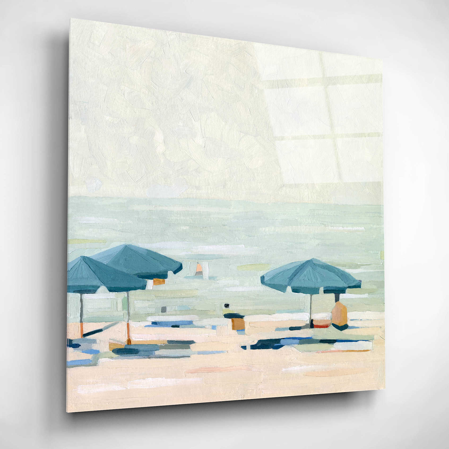 Epic Art 'If It's the Beaches II' by Emma Scarvey, Acrylic Glass Wall Art,12x12