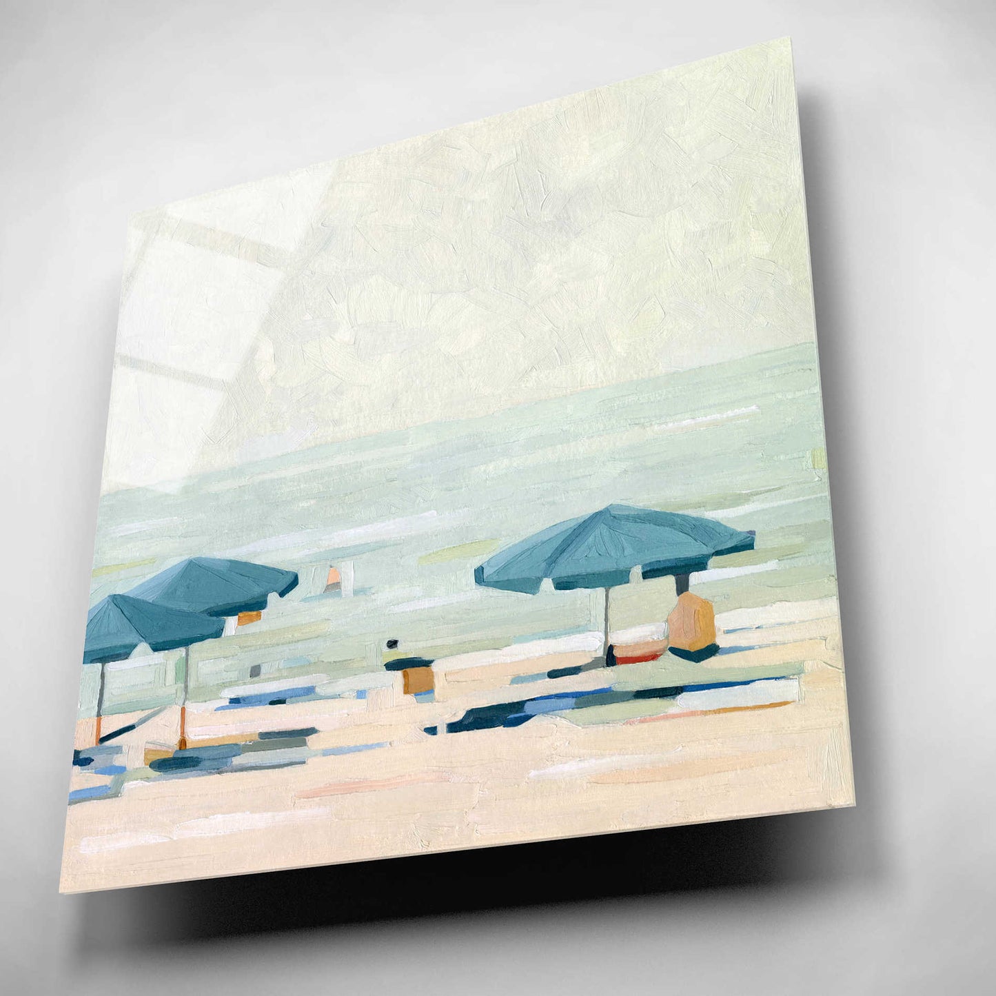 Epic Art 'If It's the Beaches II' by Emma Scarvey, Acrylic Glass Wall Art,12x12