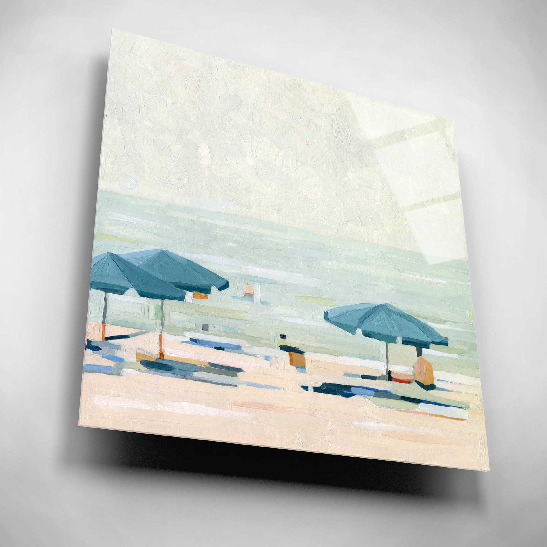 Epic Art 'If It's the Beaches II' by Emma Scarvey, Acrylic Glass Wall Art,12x12