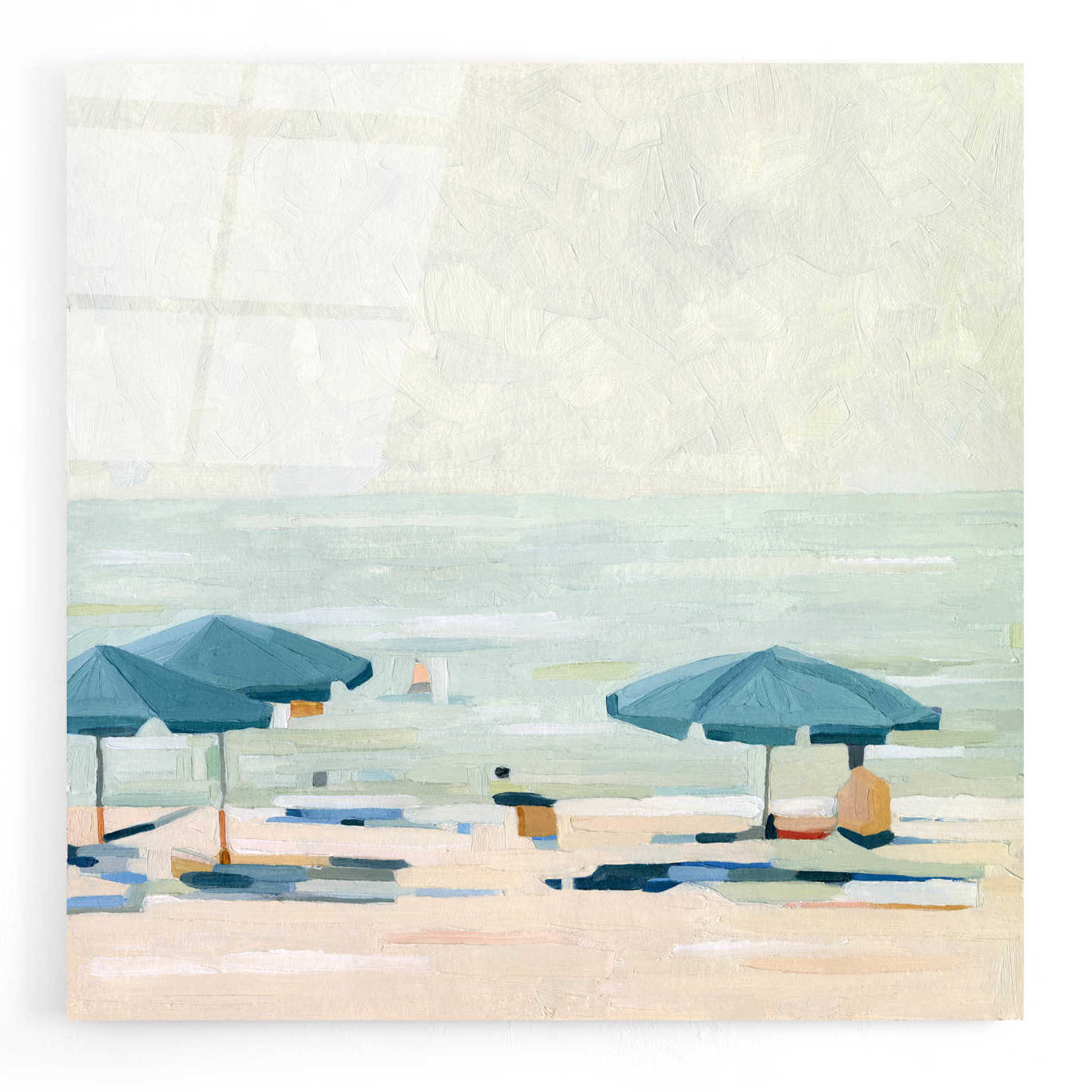 Epic Art 'If It's the Beaches II' by Emma Scarvey, Acrylic Glass Wall Art,12x12