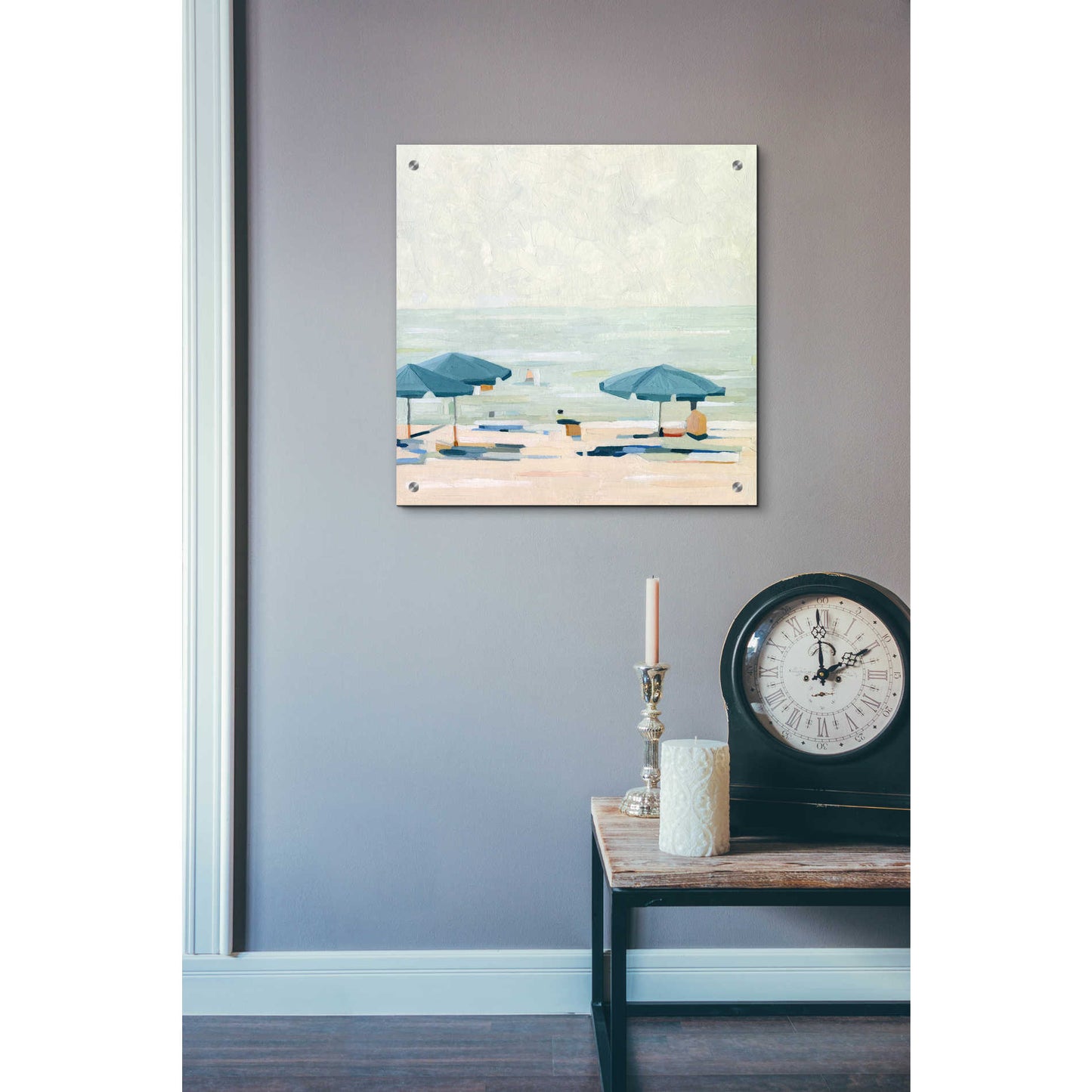 Epic Art 'If It's the Beaches II' by Emma Scarvey, Acrylic Glass Wall Art,24x24