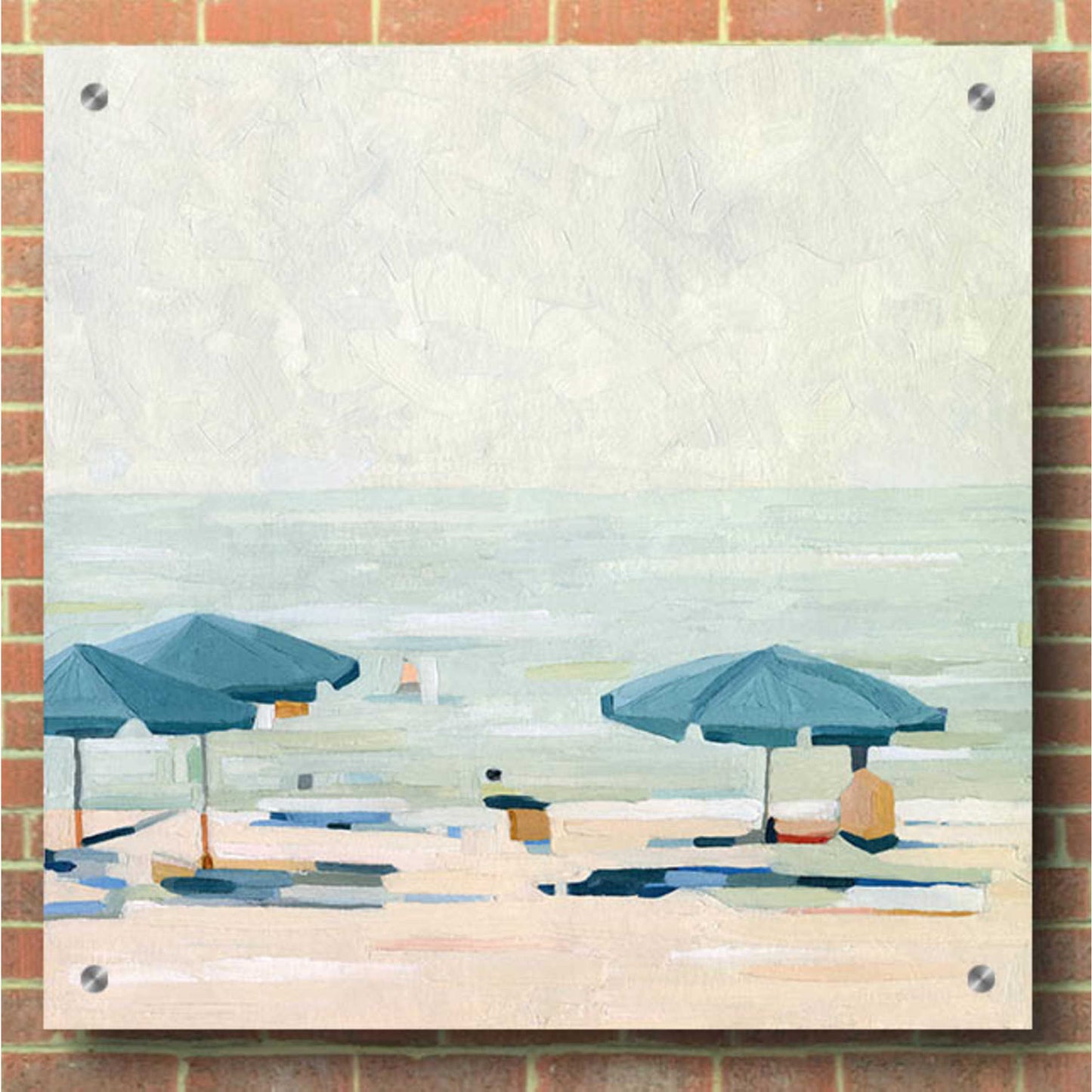 Epic Art 'If It's the Beaches II' by Emma Scarvey, Acrylic Glass Wall Art,36x36