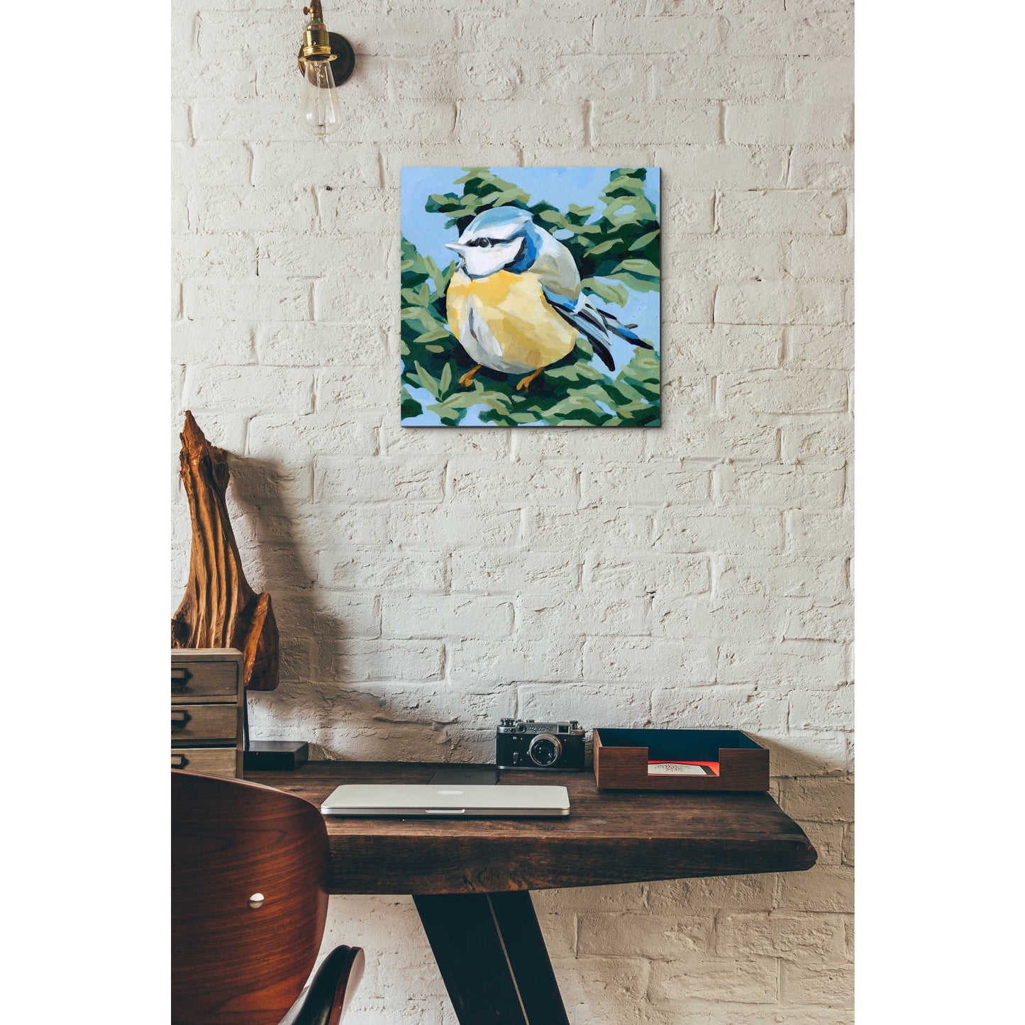 Epic Art 'Painterly Bird II' by Emma Scarvey, Acrylic Glass Wall Art,12x12