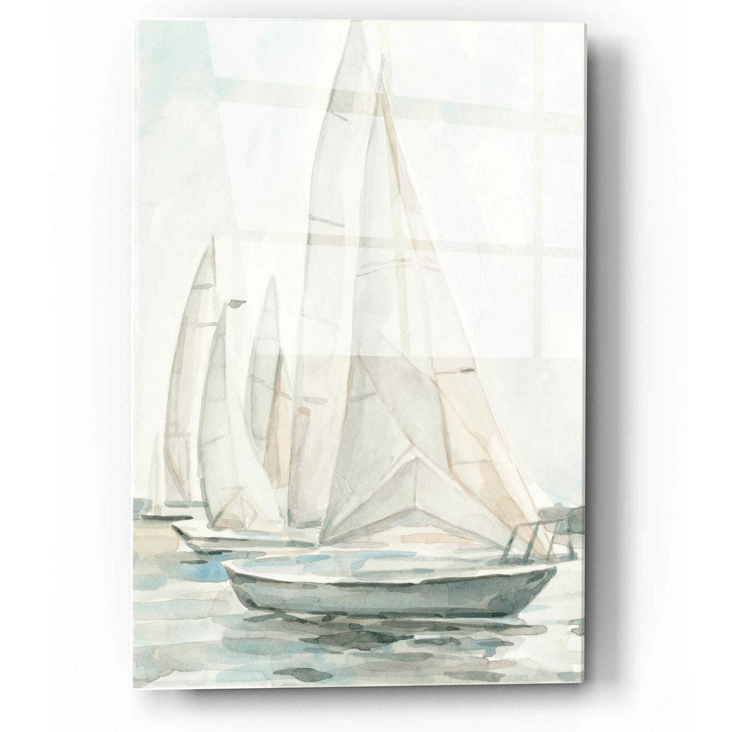 Epic Art 'Soft Sail II' by Emma Scarvey, Acrylic Glass Wall Art,12x16