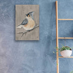Epic Art 'Winter Bird I' by Jade Reynolds, Acrylic Glass Wall Art,16x24