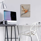Epic Art 'Winter Bird II' by Jade Reynolds, Acrylic Glass Wall Art,12x16