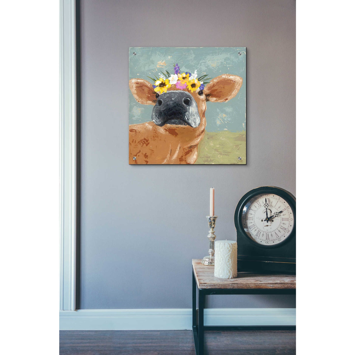 Epic Art 'Farm Fun II' by Jade Reynolds, Acrylic Glass Wall Art,24x24