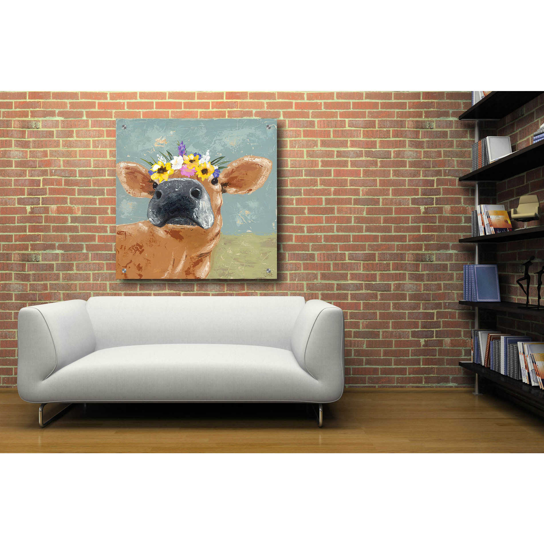 Epic Art 'Farm Fun II' by Jade Reynolds, Acrylic Glass Wall Art,36x36