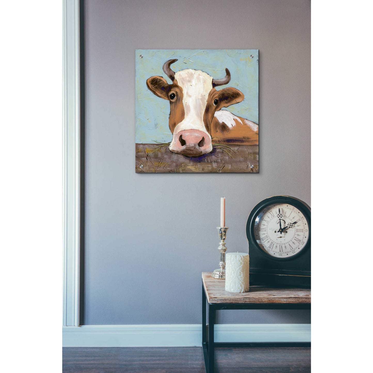 Epic Art 'Bessy' by Jade Reynolds, Acrylic Glass Wall Art,24x24