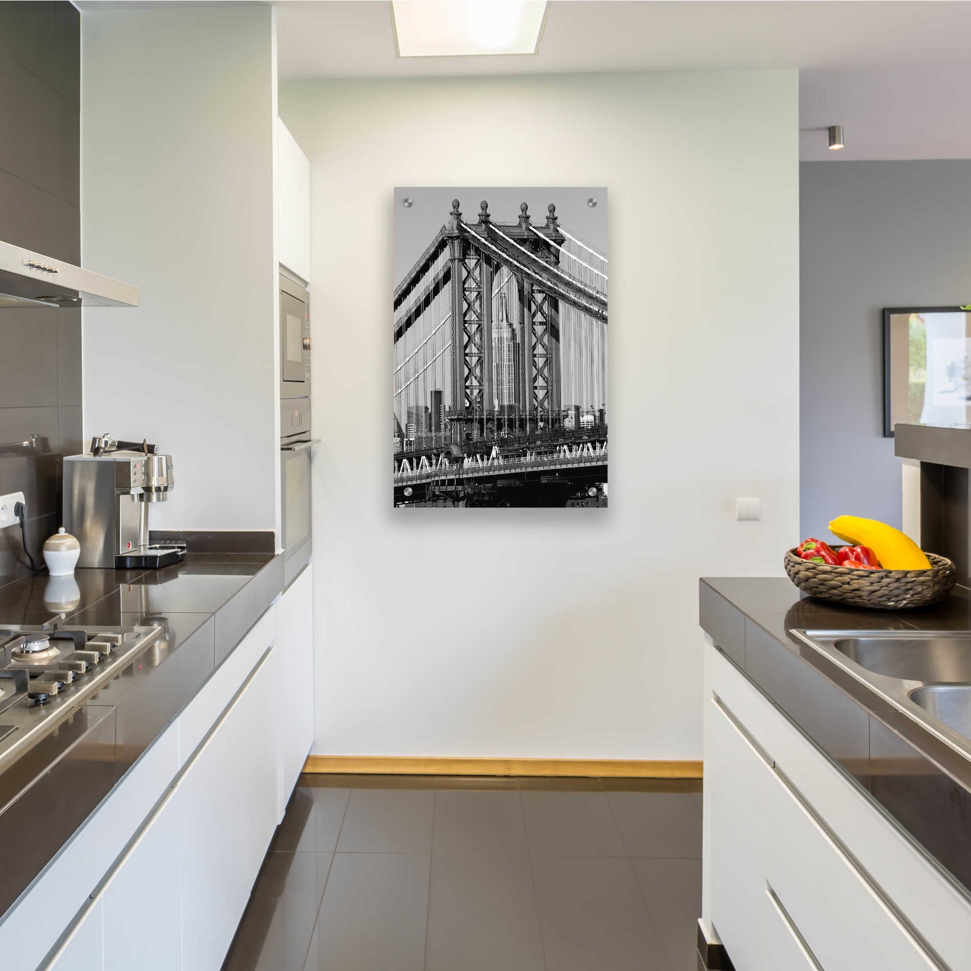 Epic Art 'Bridges of NYC I' by Jeff Pica, Acrylic Glass Wall Art,24x36