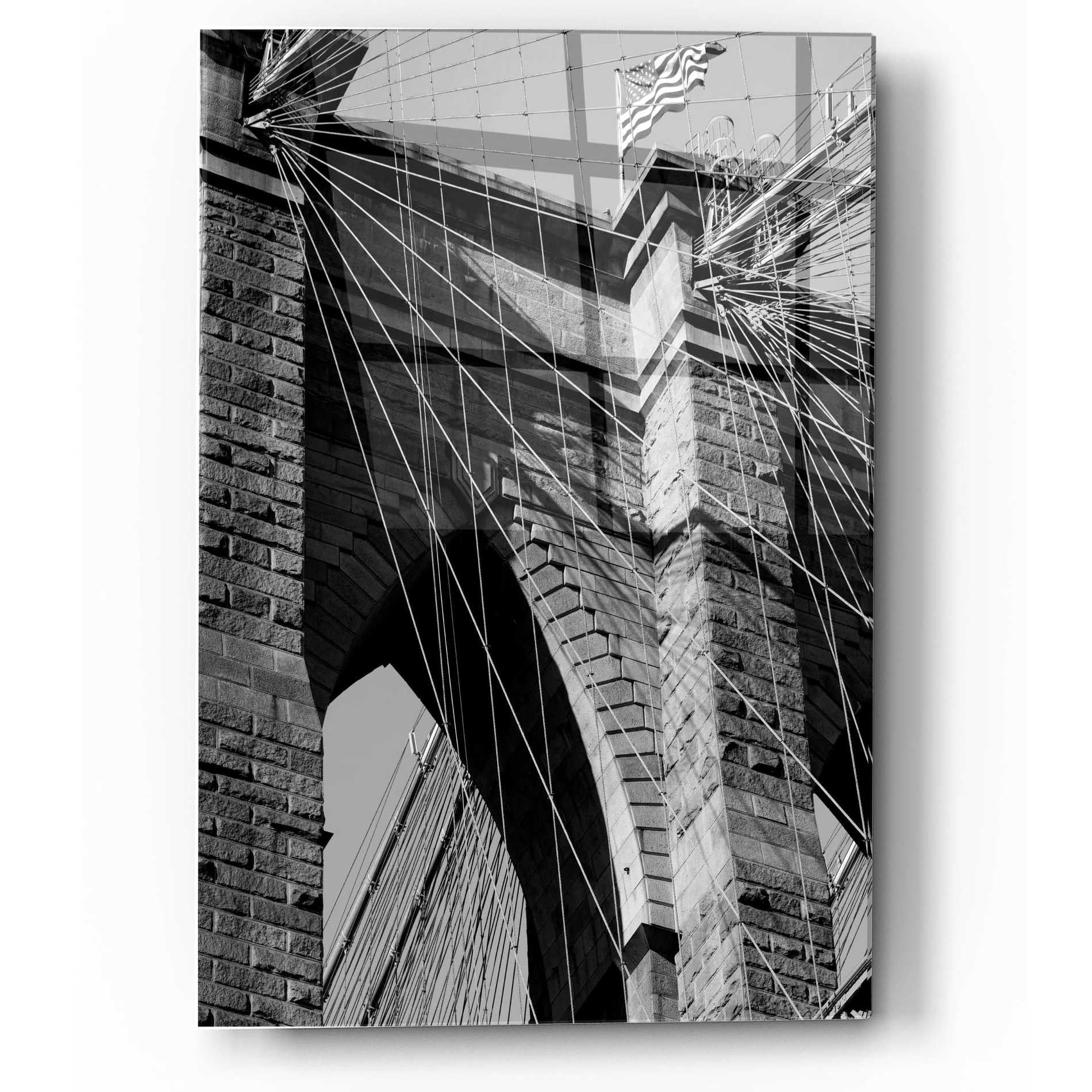 Epic Art 'Bridges of NYC III' by Jeff Pica, Acrylic Glass Wall Art,12x16