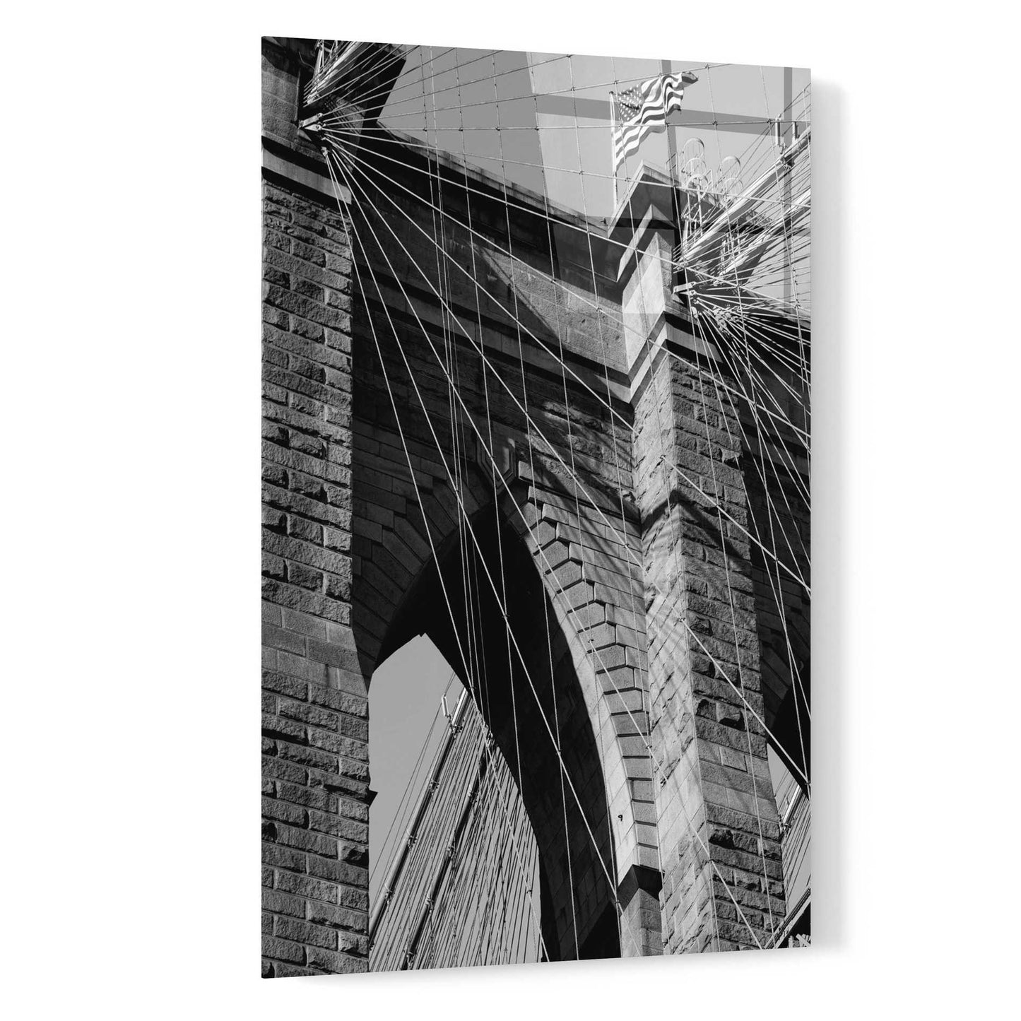 Epic Art 'Bridges of NYC III' by Jeff Pica, Acrylic Glass Wall Art,16x24
