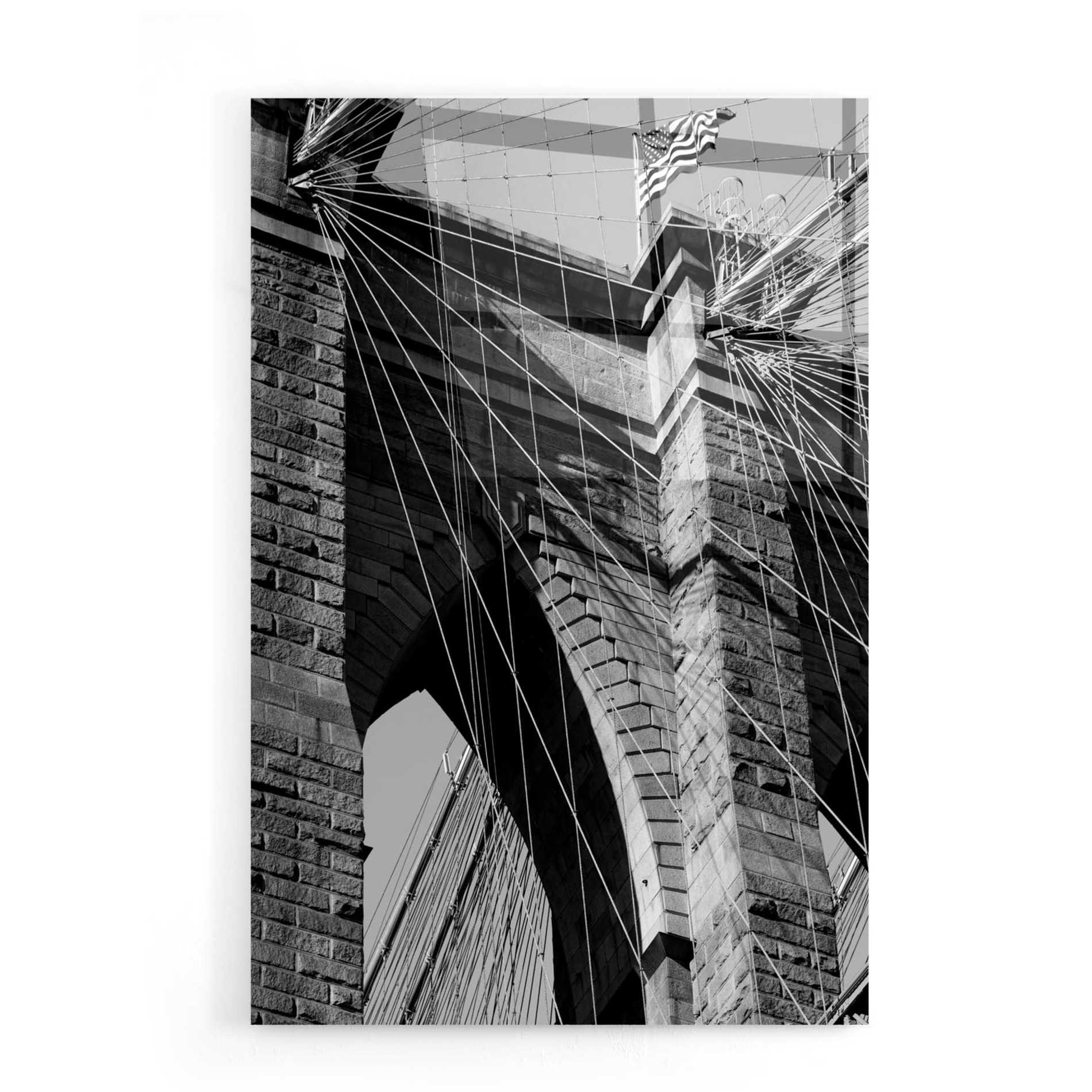 Epic Art 'Bridges of NYC III' by Jeff Pica, Acrylic Glass Wall Art,16x24