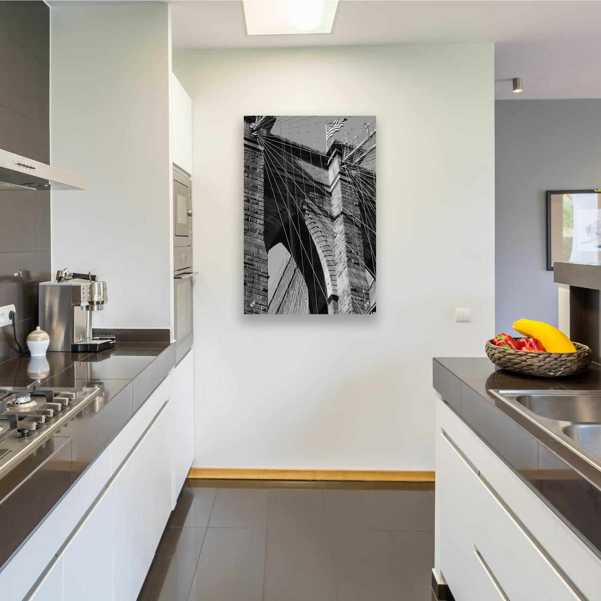 Epic Art 'Bridges of NYC III' by Jeff Pica, Acrylic Glass Wall Art,24x36