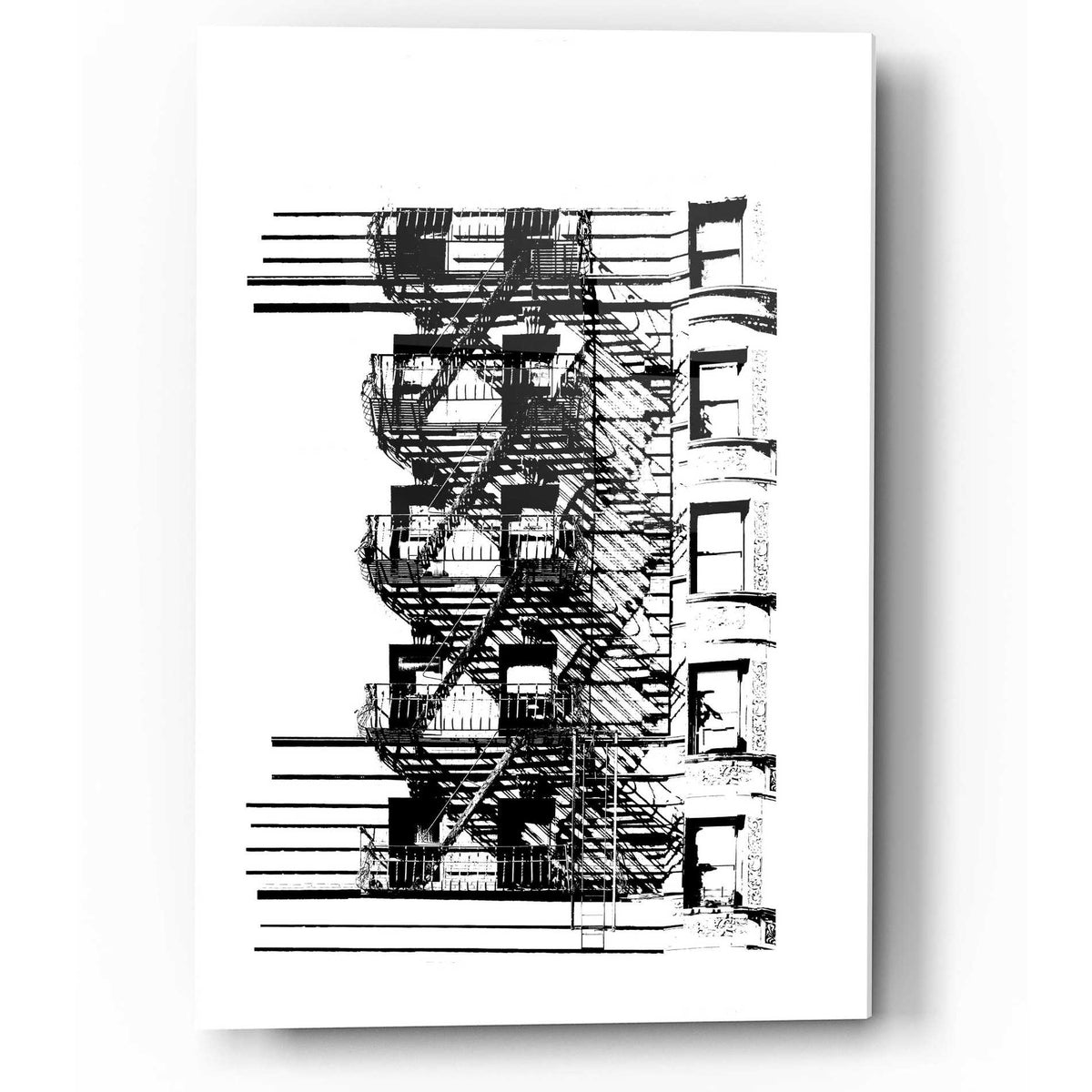 Epic Art 'NYC in Pure BandW XV' by Jeff Pica, Acrylic Glass Wall Art