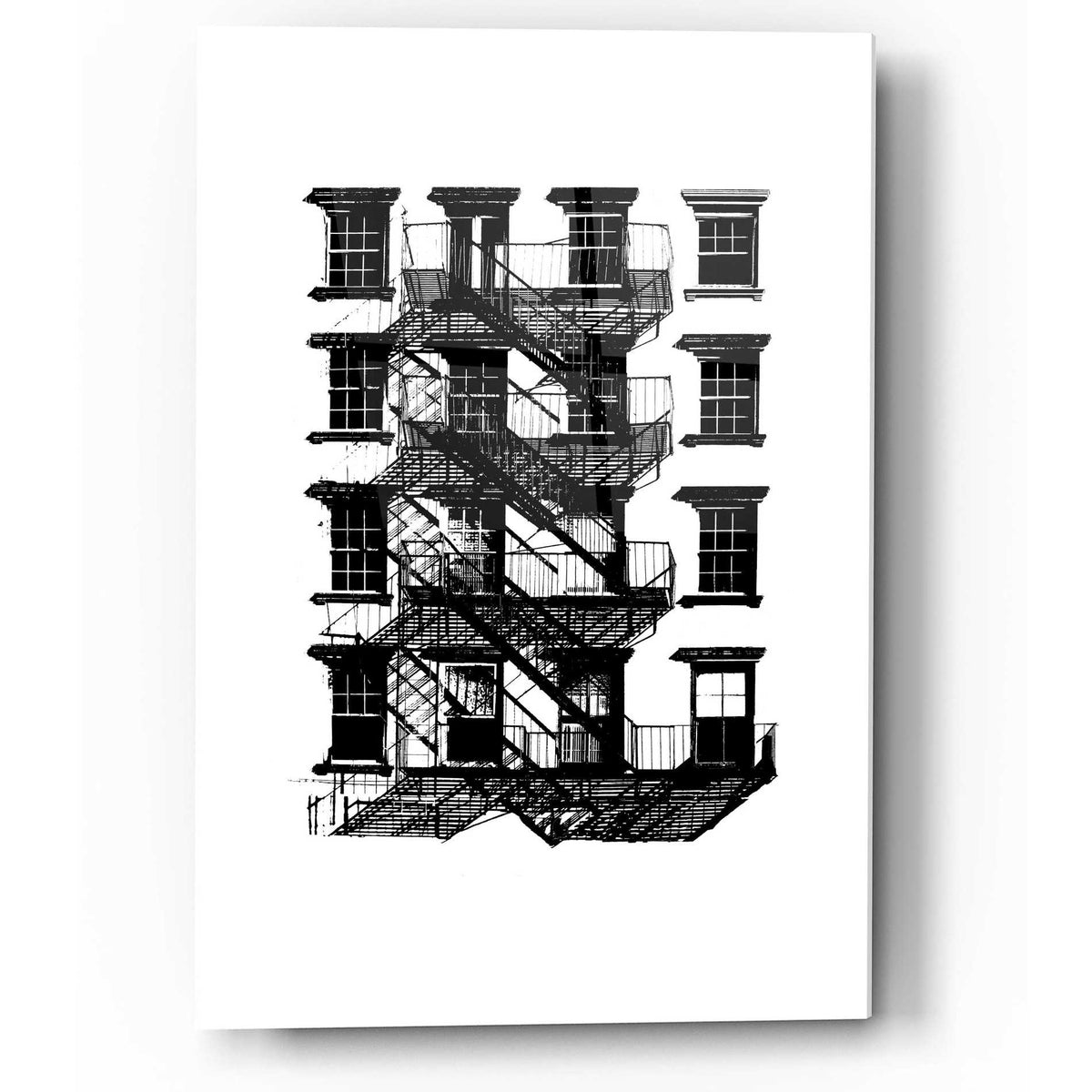 Epic Art 'NYC in Pure BandW IX' by Jeff Pica, Acrylic Glass Wall Art